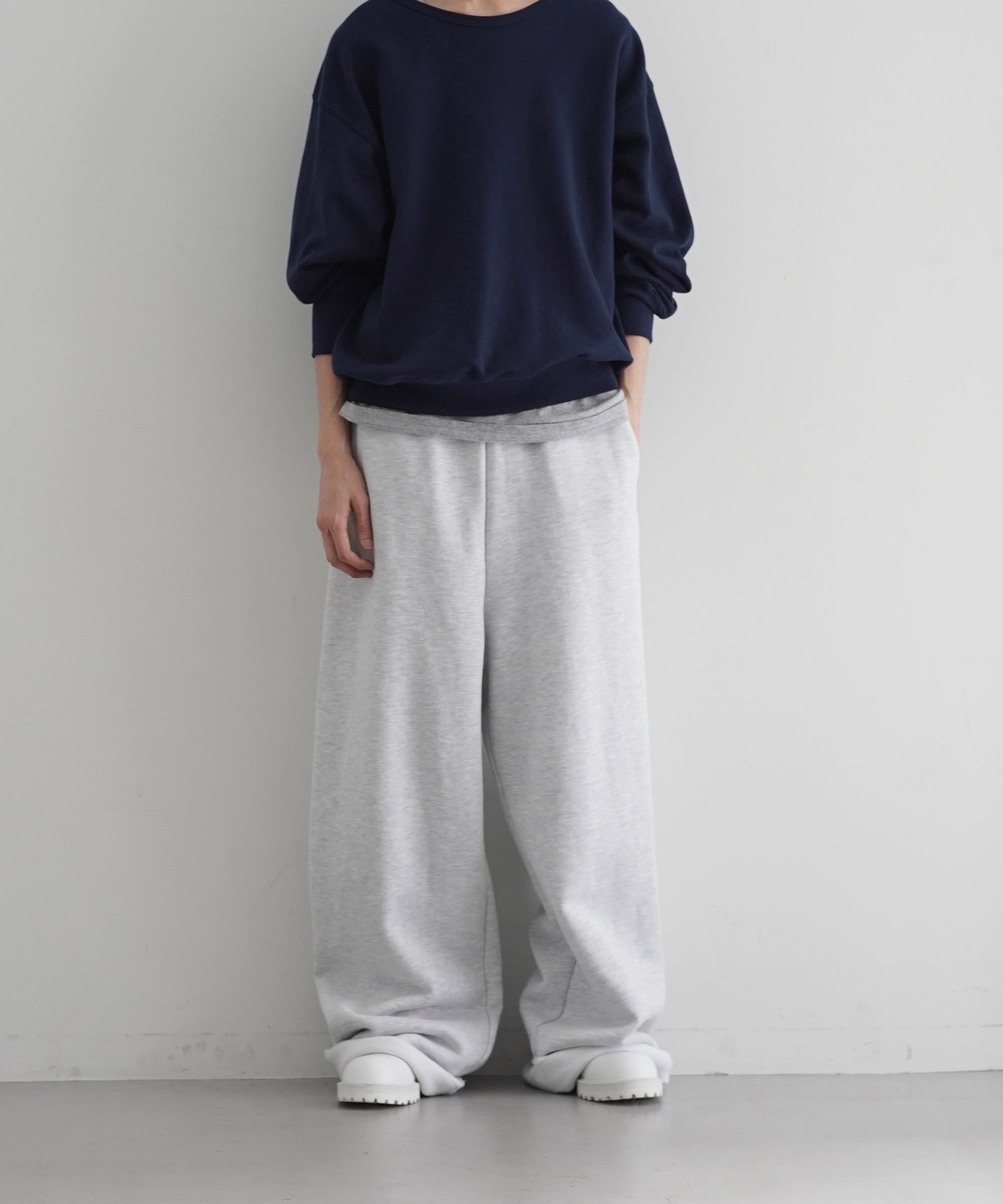 ENTIRE STUDIOS Full sweatpant "HEATHER GREY"