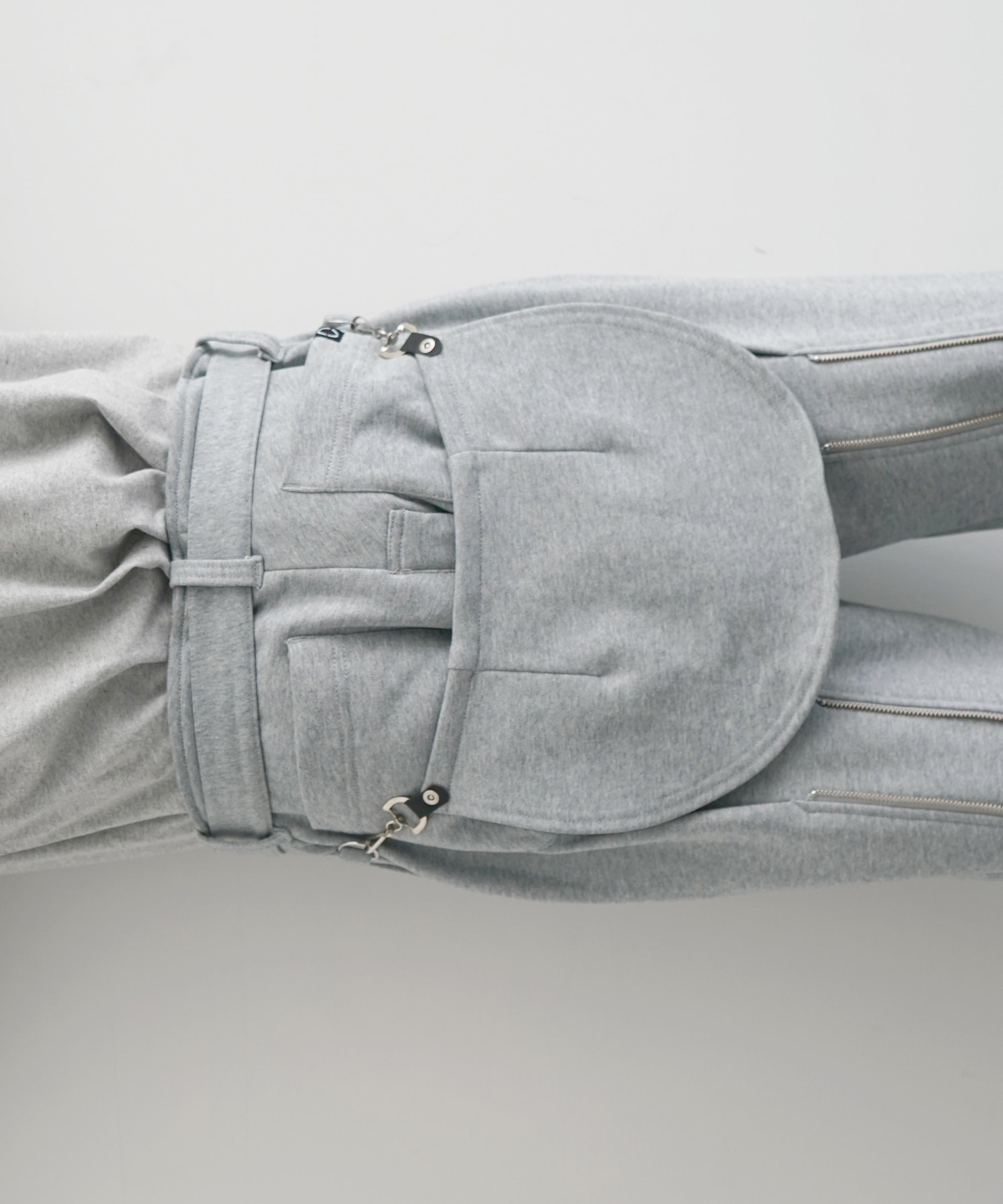 PHINGERIN Bondage sweatpants "A:HEATHER GREY"