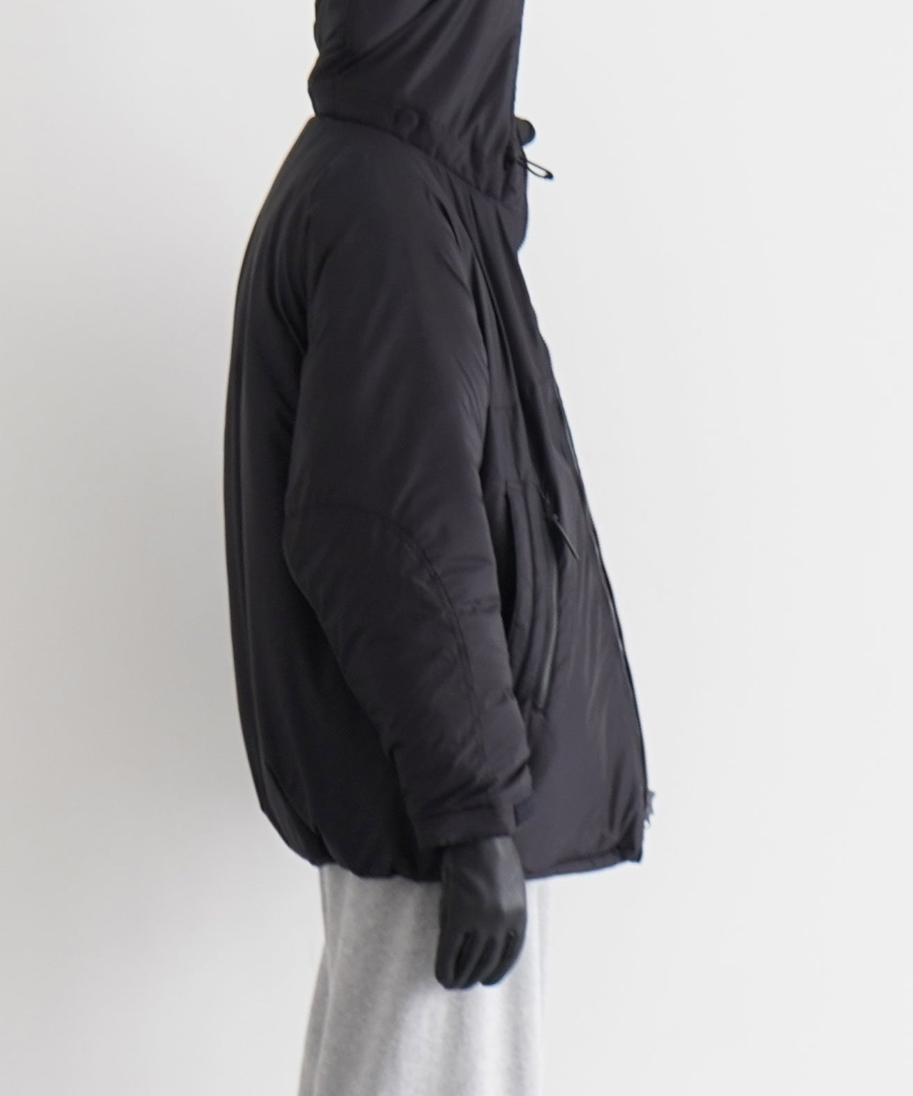 O- Sleepy parka "BLACK"