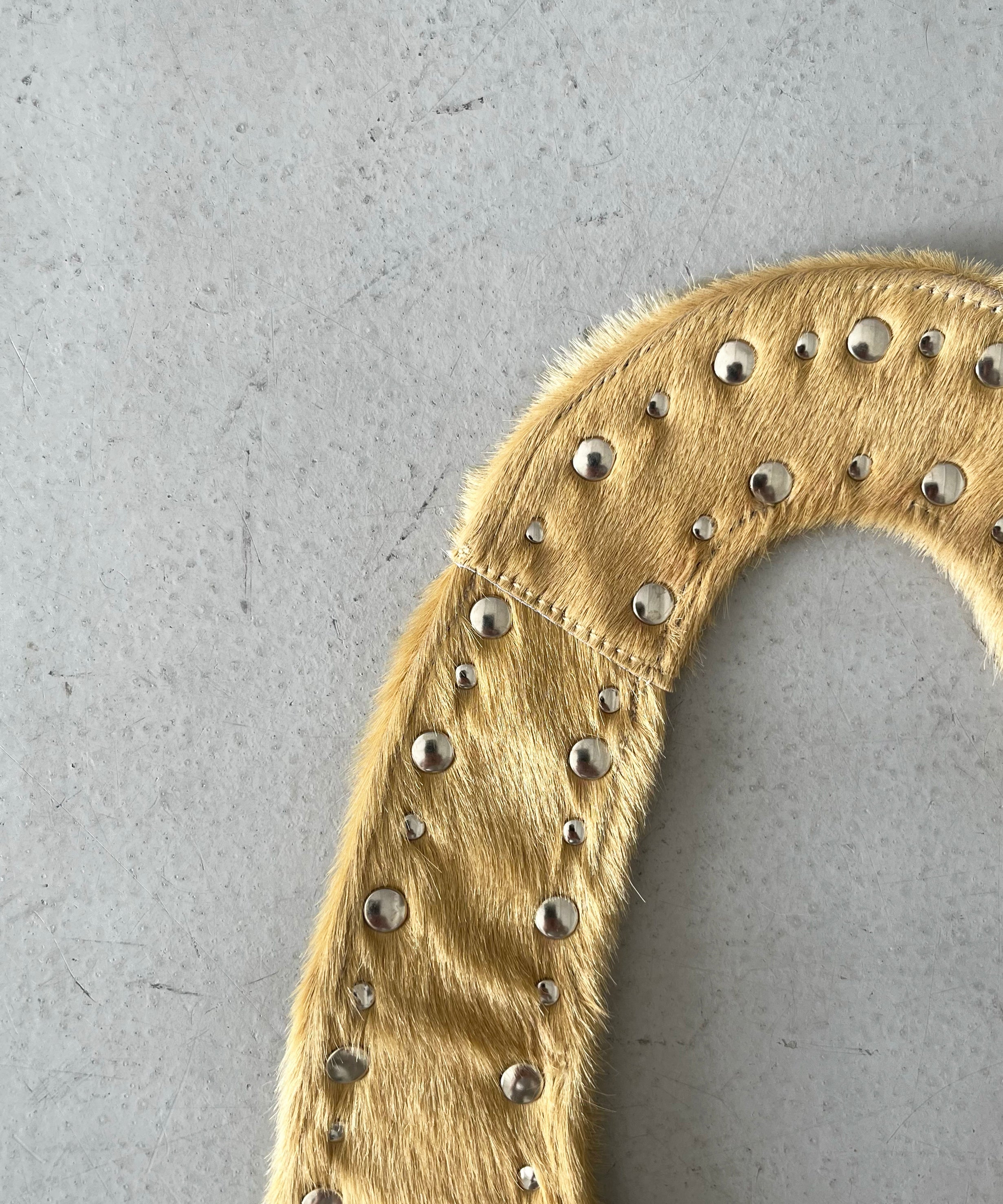 Gimaguas Mini franca ponny bag "BEIGE"