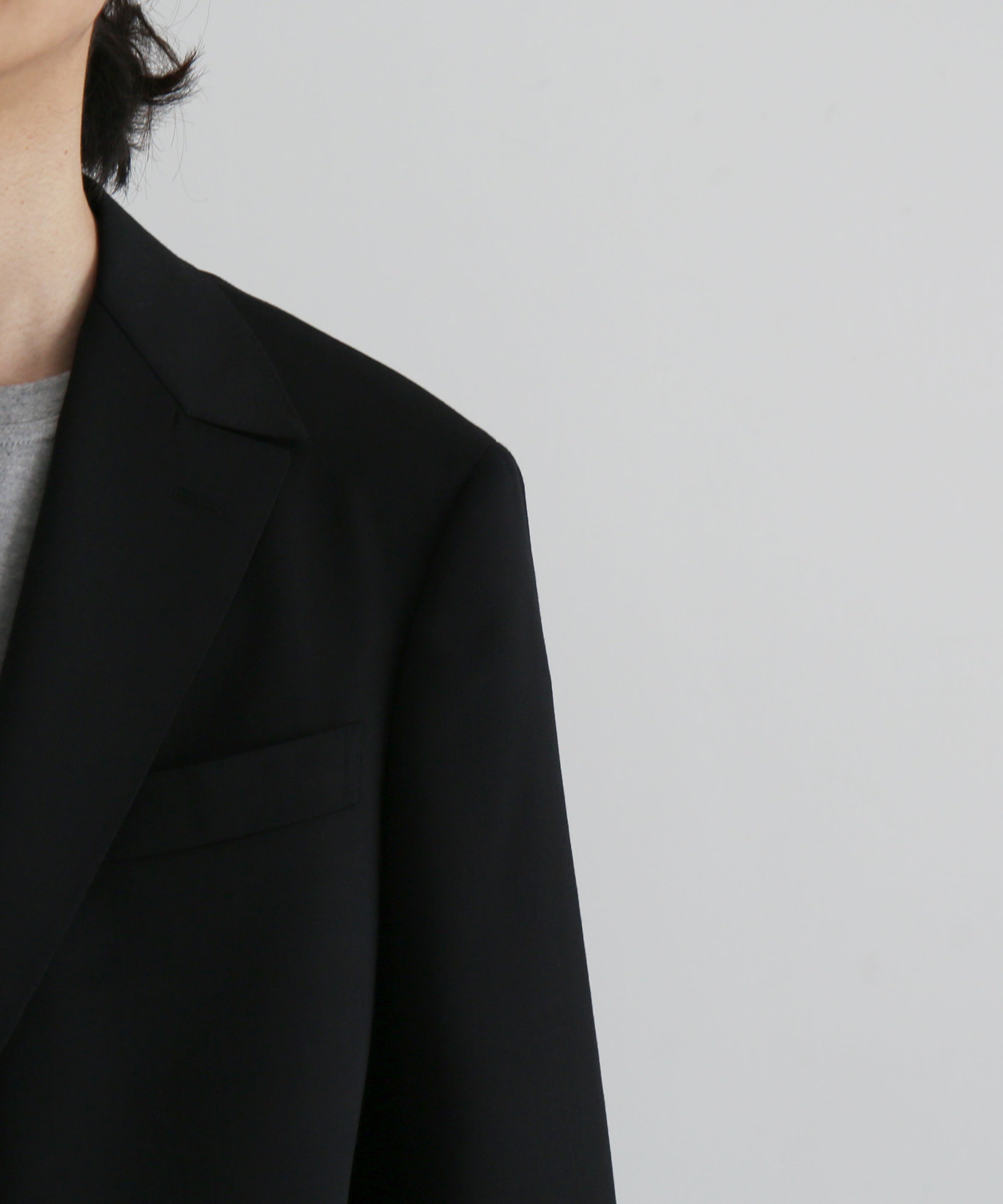 REVERBERATE Suit jacket single “BLACK”
