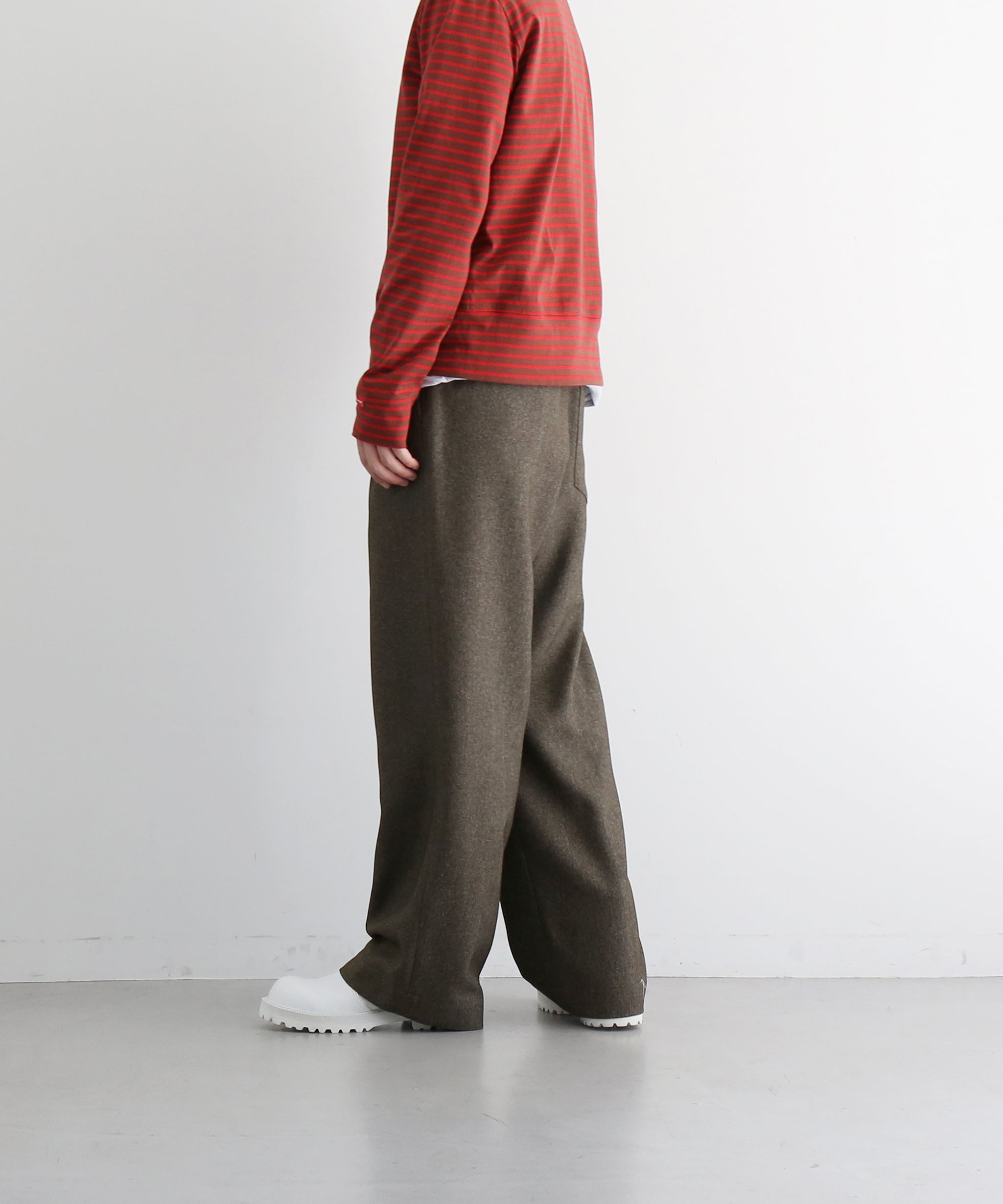 ABELIA EDOWARD GOUCHA Baseball slacks "CHARCOAL"
