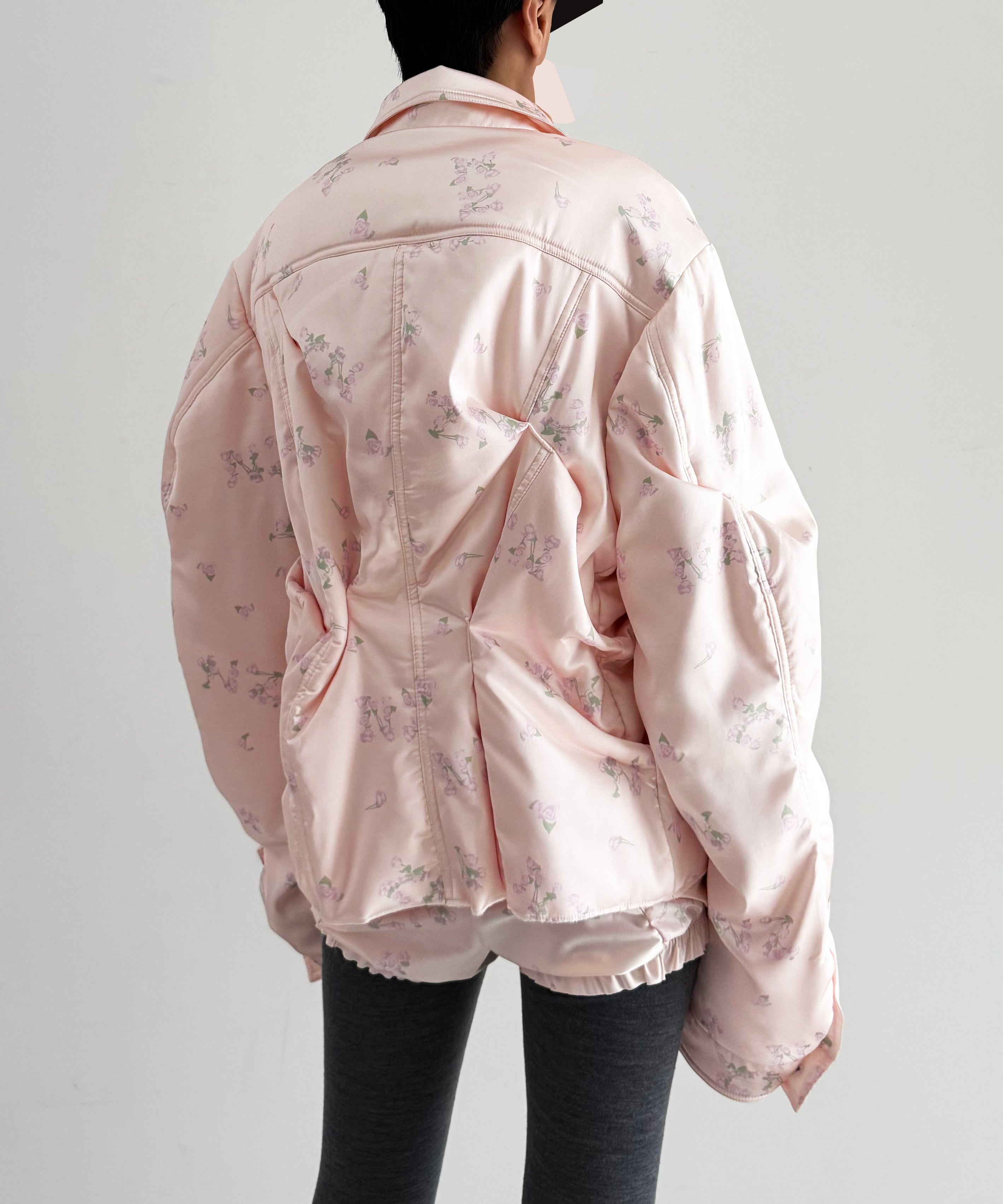 NATASHA ZINKO Botched shirtjacket "PINK"