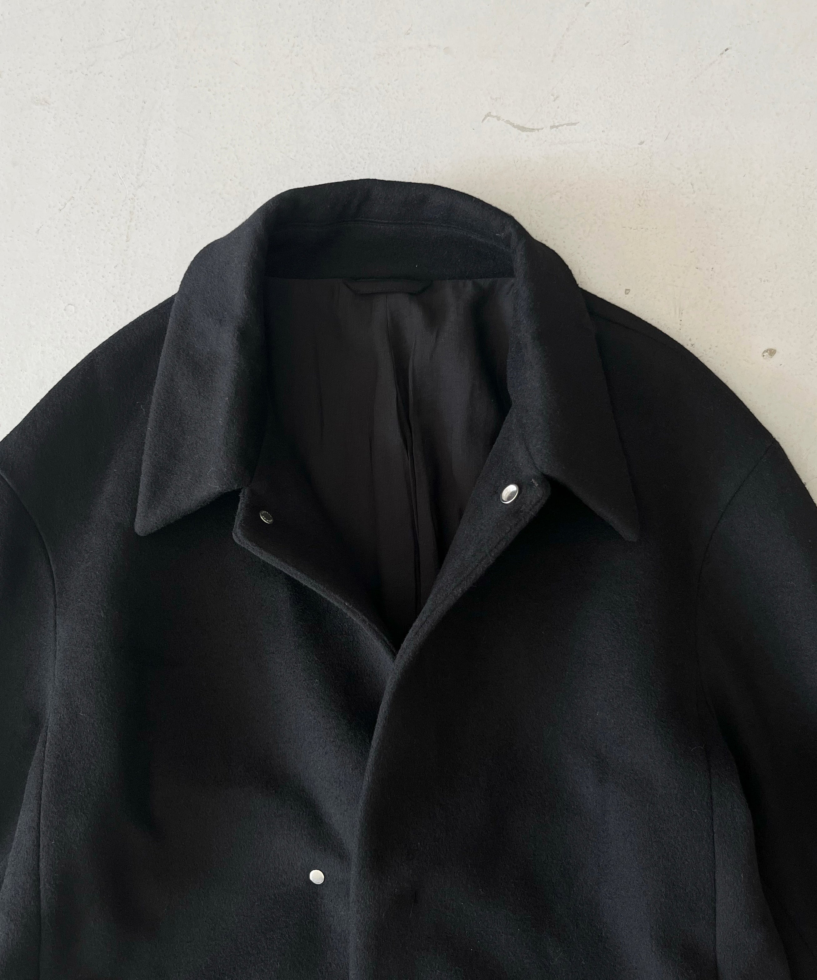 POST ARCHIVE FACTION(PAF) New classic coat "BLACK"
