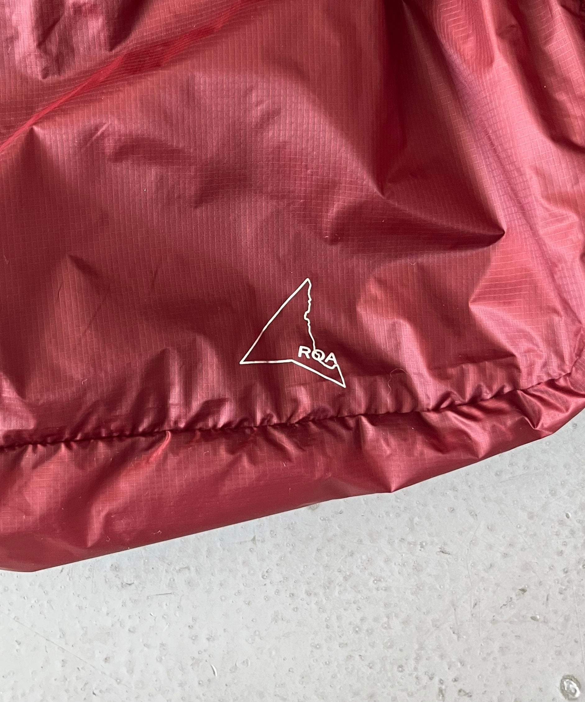 ROA Laki packable knot bag "DARK RED"