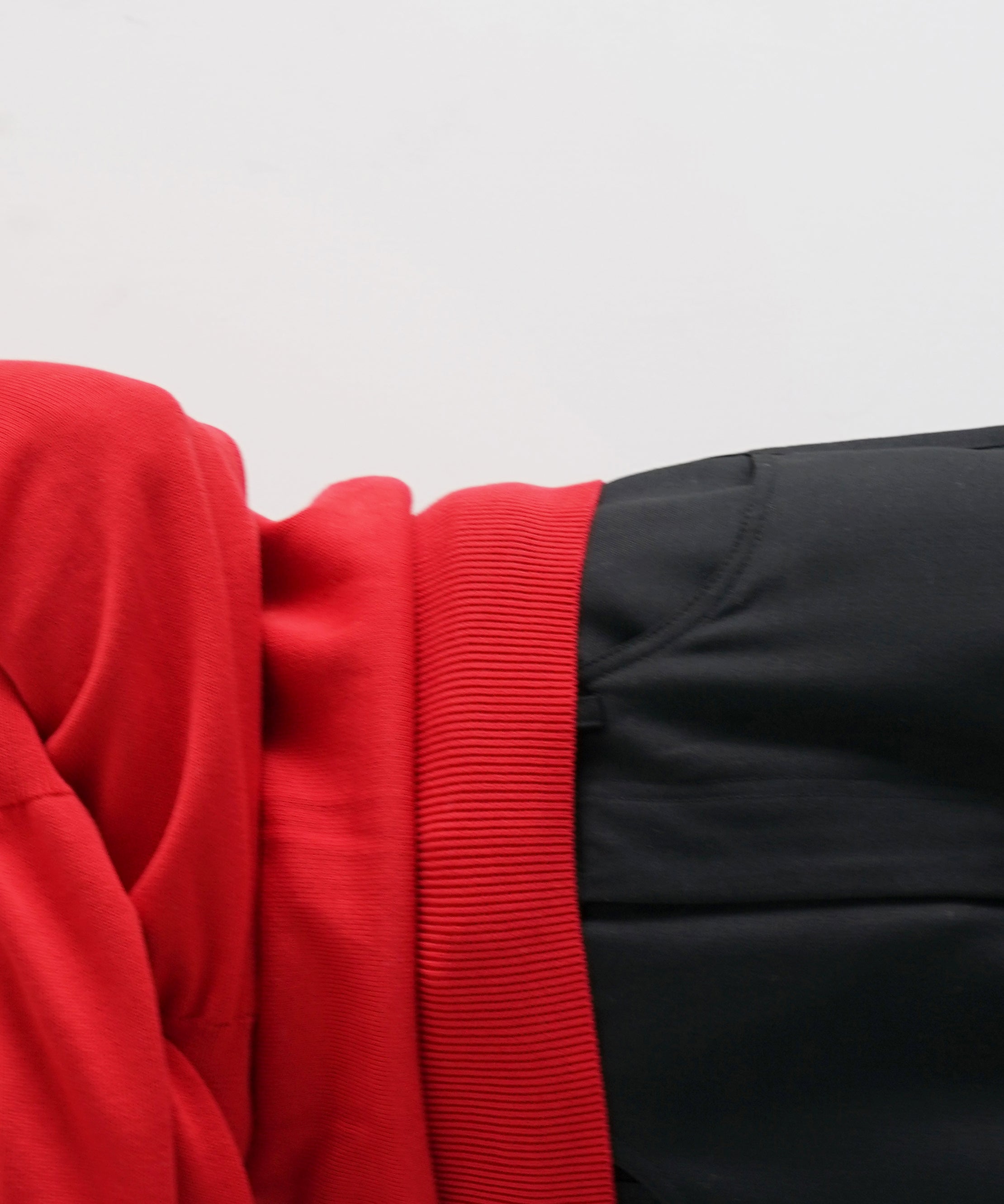 sefr JIRO TROUSER "BLACK WOOL"