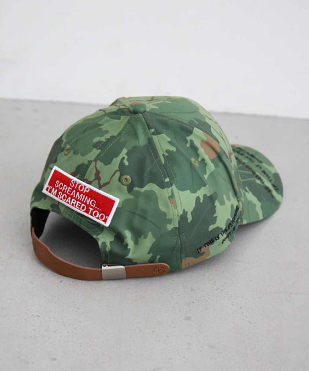 FAF(FAKE AS FLOWERS) 6 panel cap "CAMO"