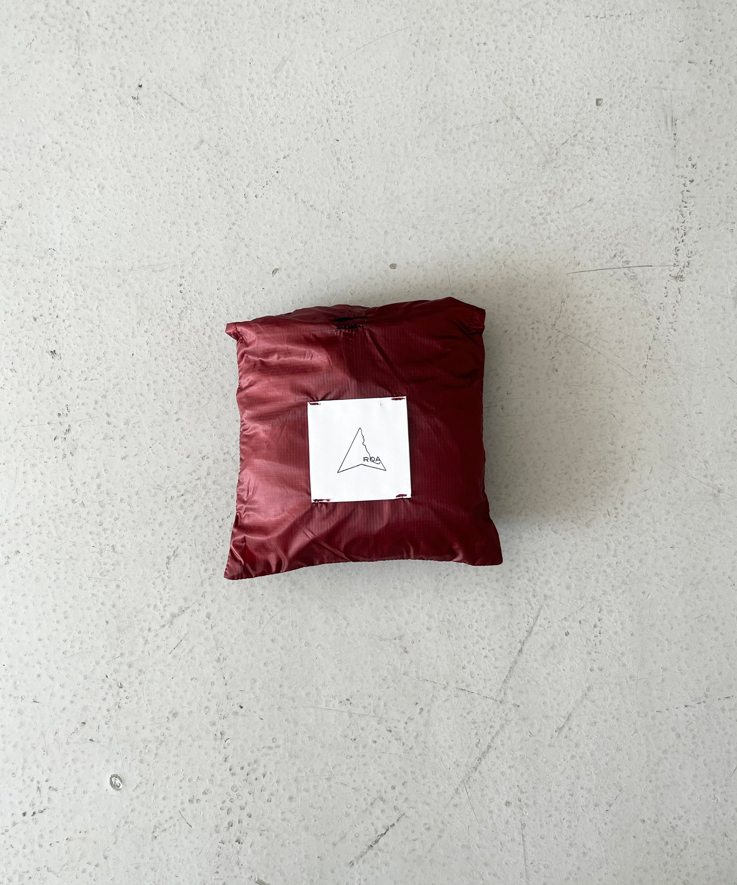 ROA Laki packable knot bag "DARK RED"