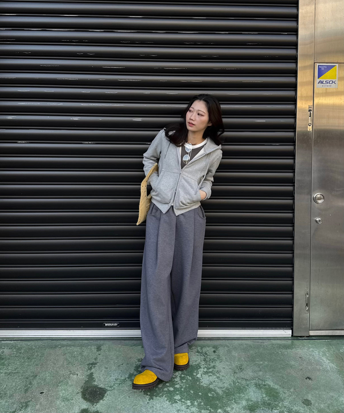 KAIKO x HARU Double zip parka "FIGURE"