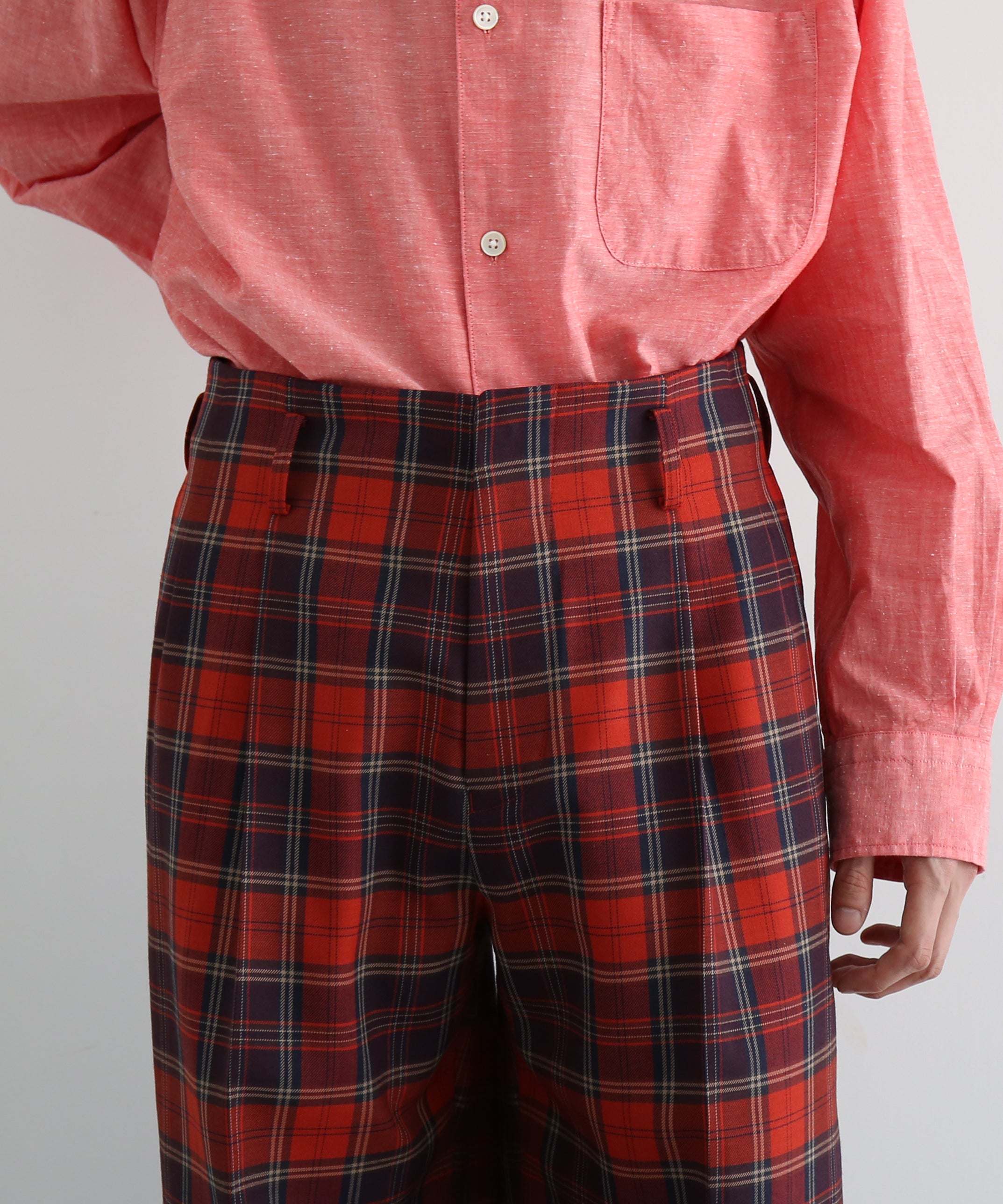 KAIKO Wide slacks "RED"