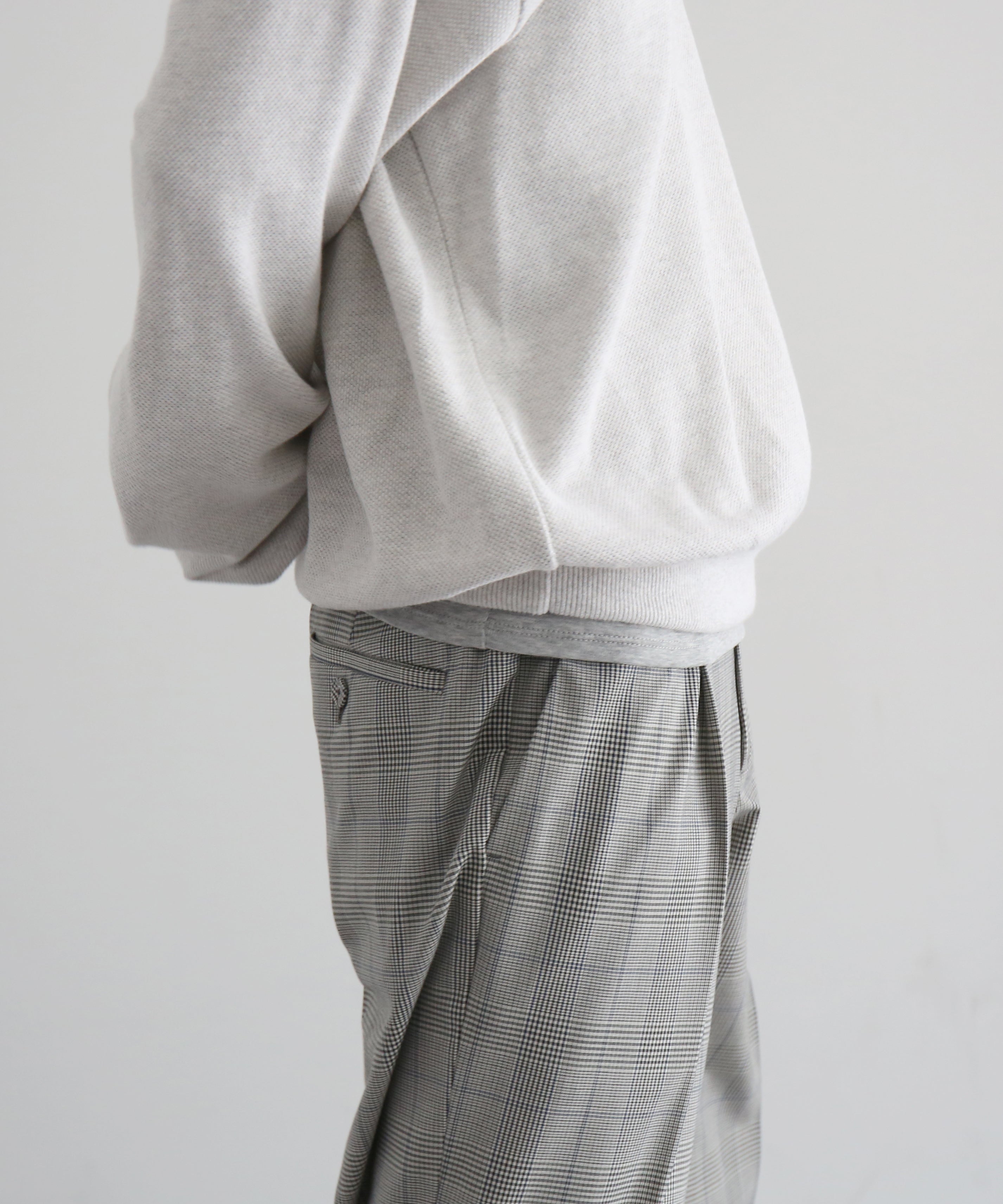 【EXCLUSIVE】crepuscule Co/ra moss stitch skipper "OATMEAL"