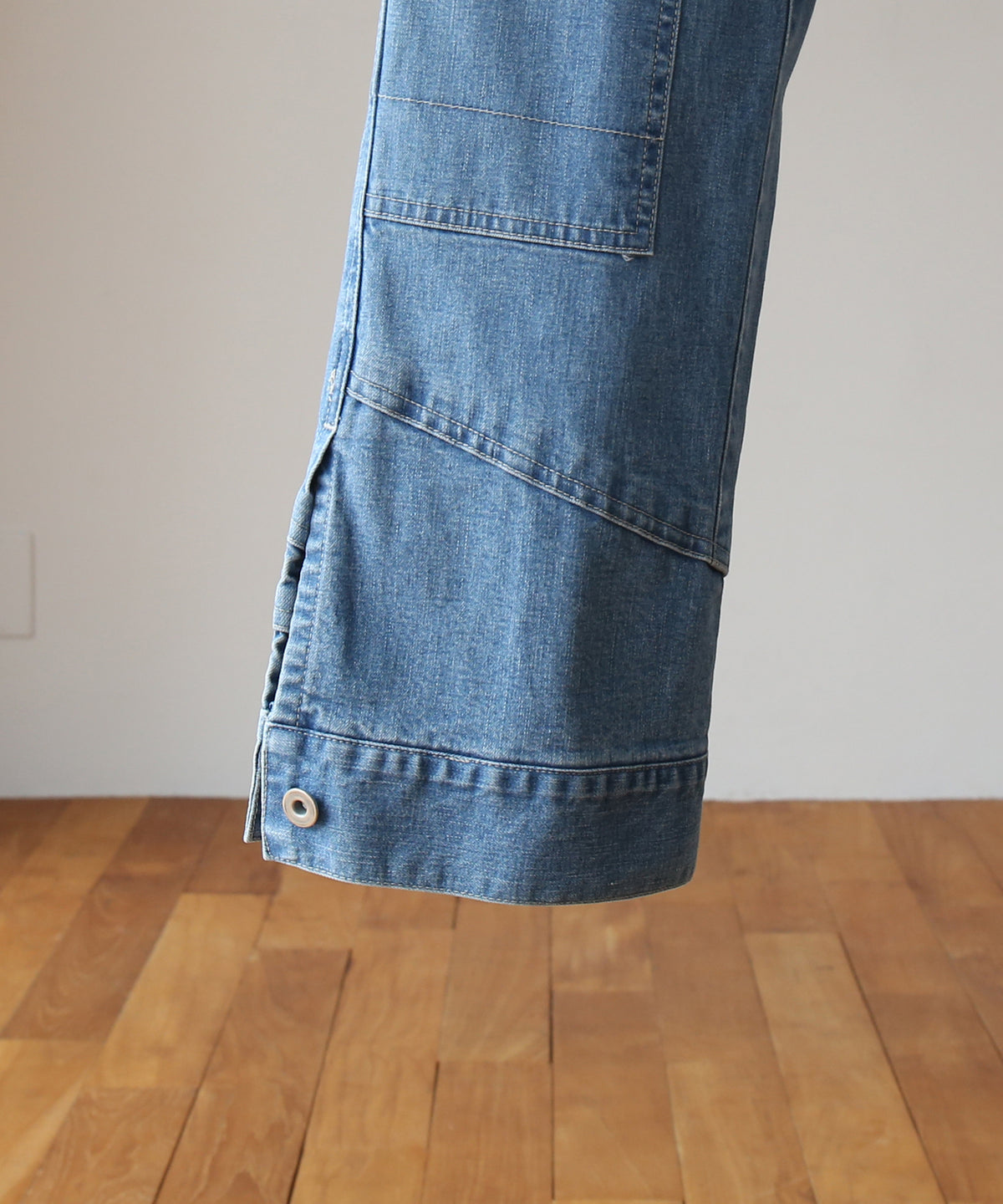 WHOWHAT Puzzle denim pants〈new type〉 "INDIGO FADE"