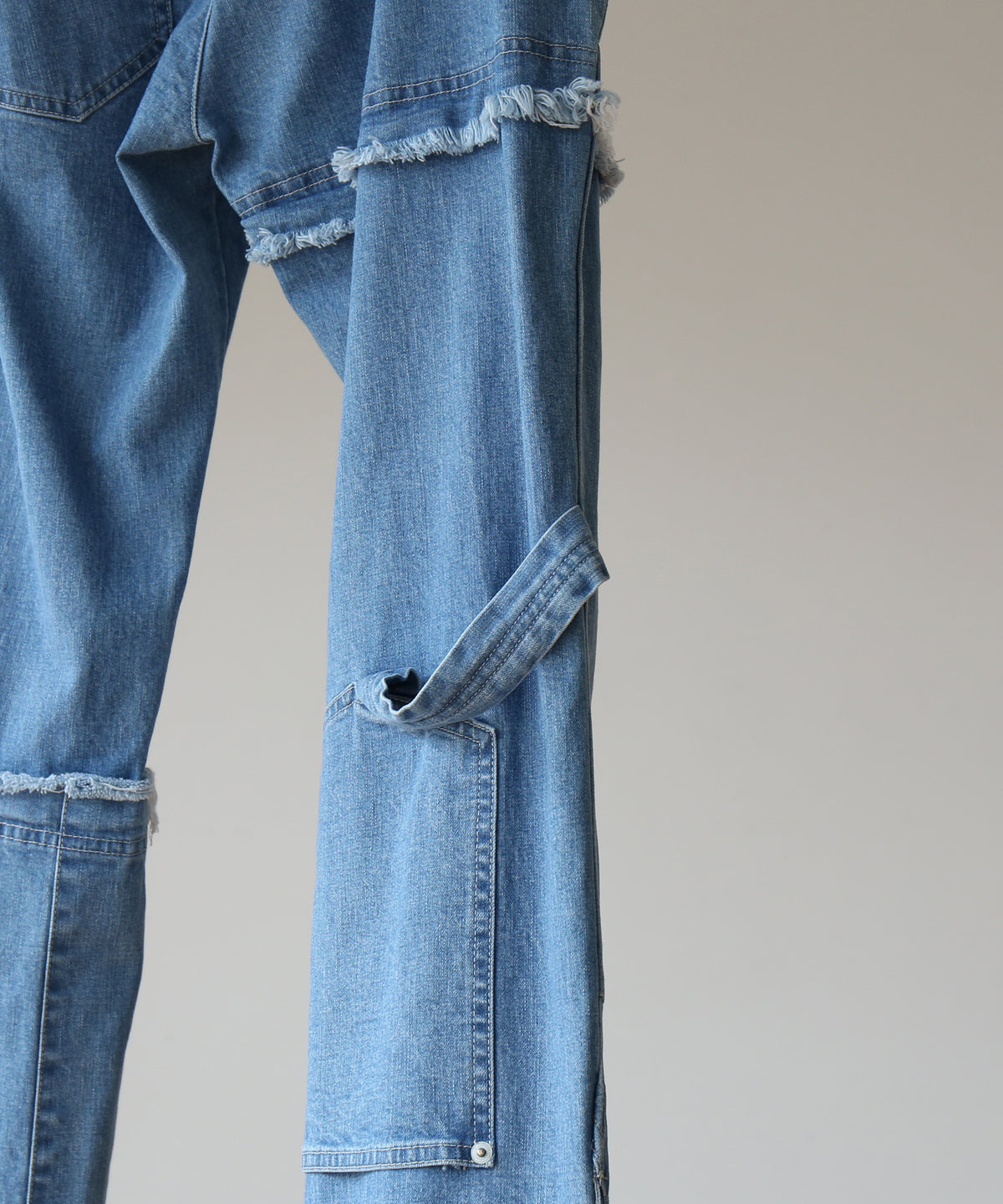 WHOWHAT Puzzle denim pants〈new type〉 "INDIGO FADE"