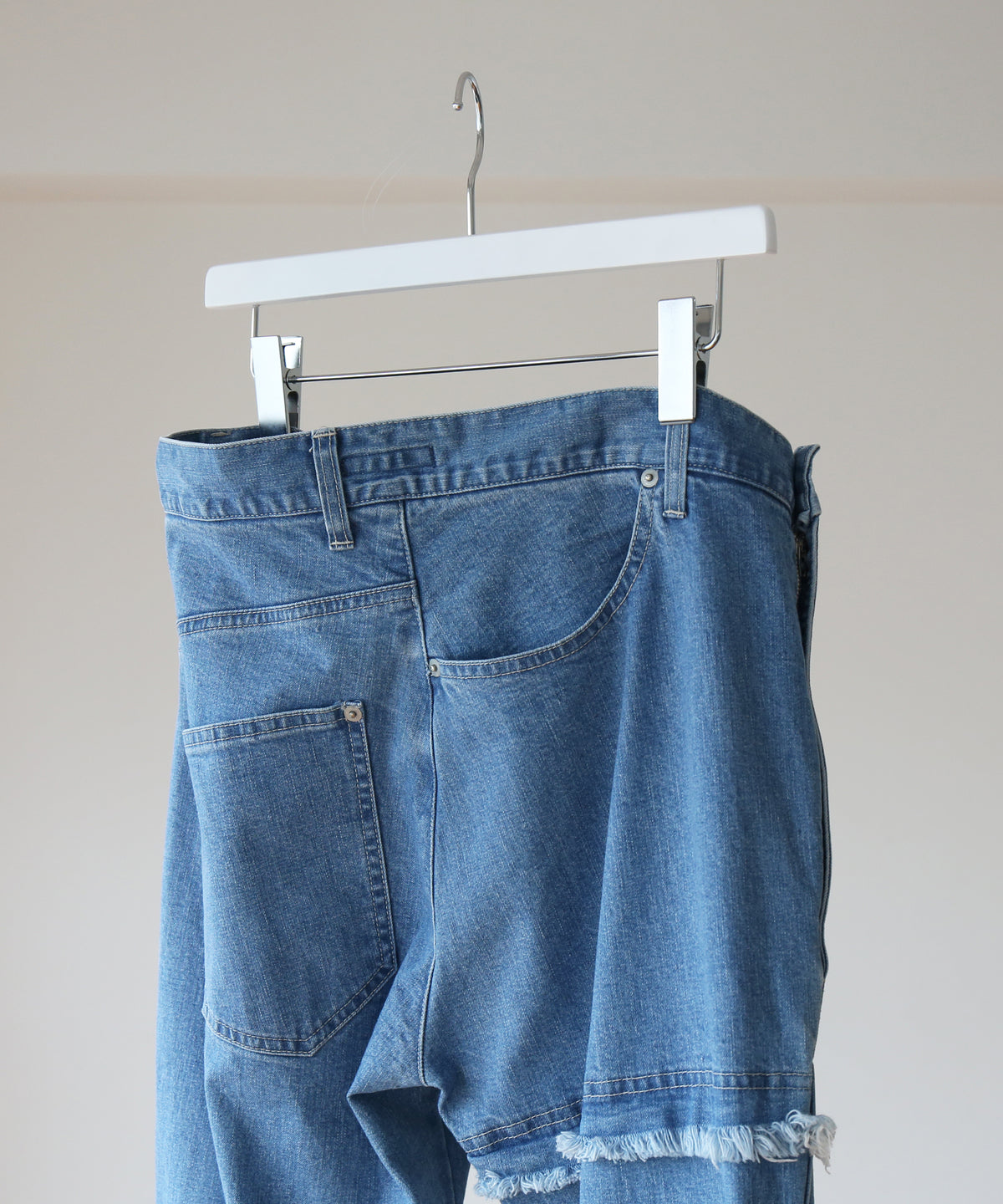 WHOWHAT Puzzle denim pants〈new type〉 "INDIGO FADE"