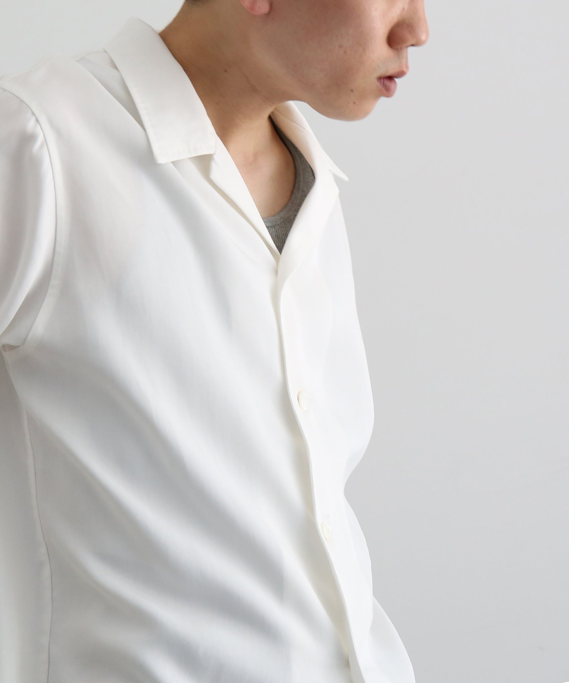 SECOND/LAYER Avenue shirt “WHITE”