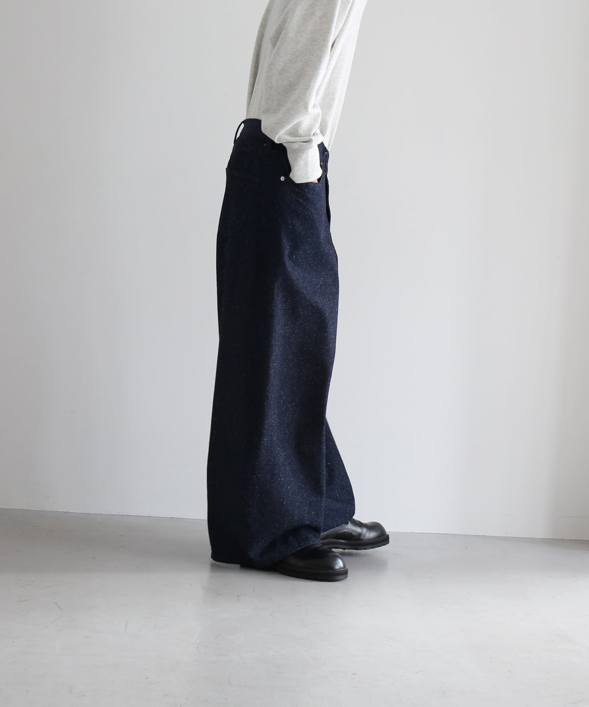DIGAWEL Wide jeans "NAVY"