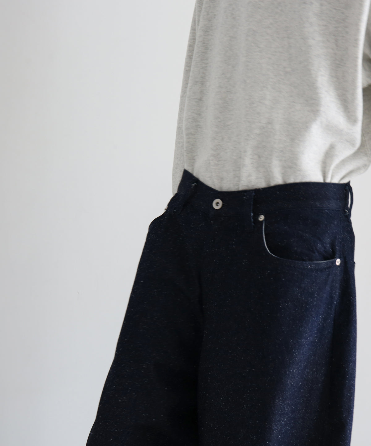 DIGAWEL Wide jeans "NAVY"