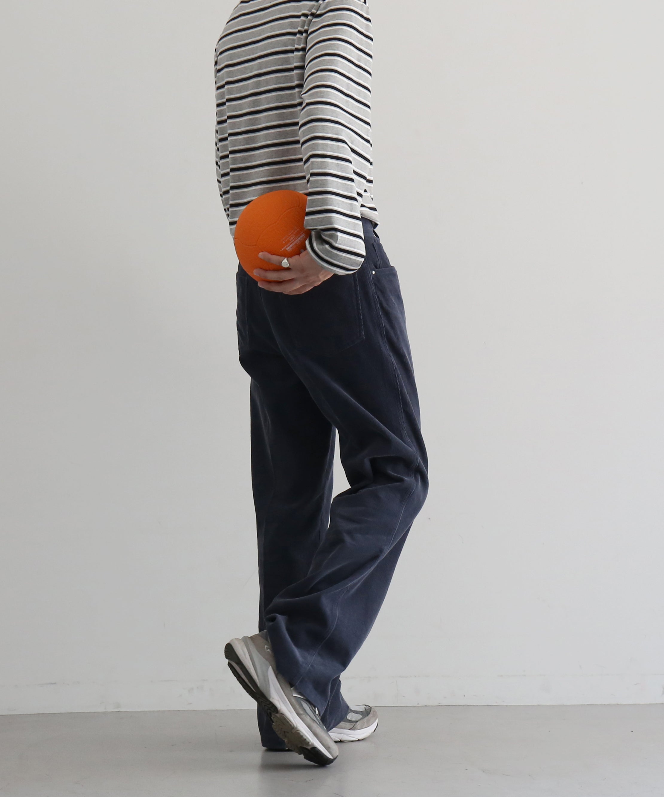 SECOND/LAYER El valluco trouser "VINTAGE NAVY"
