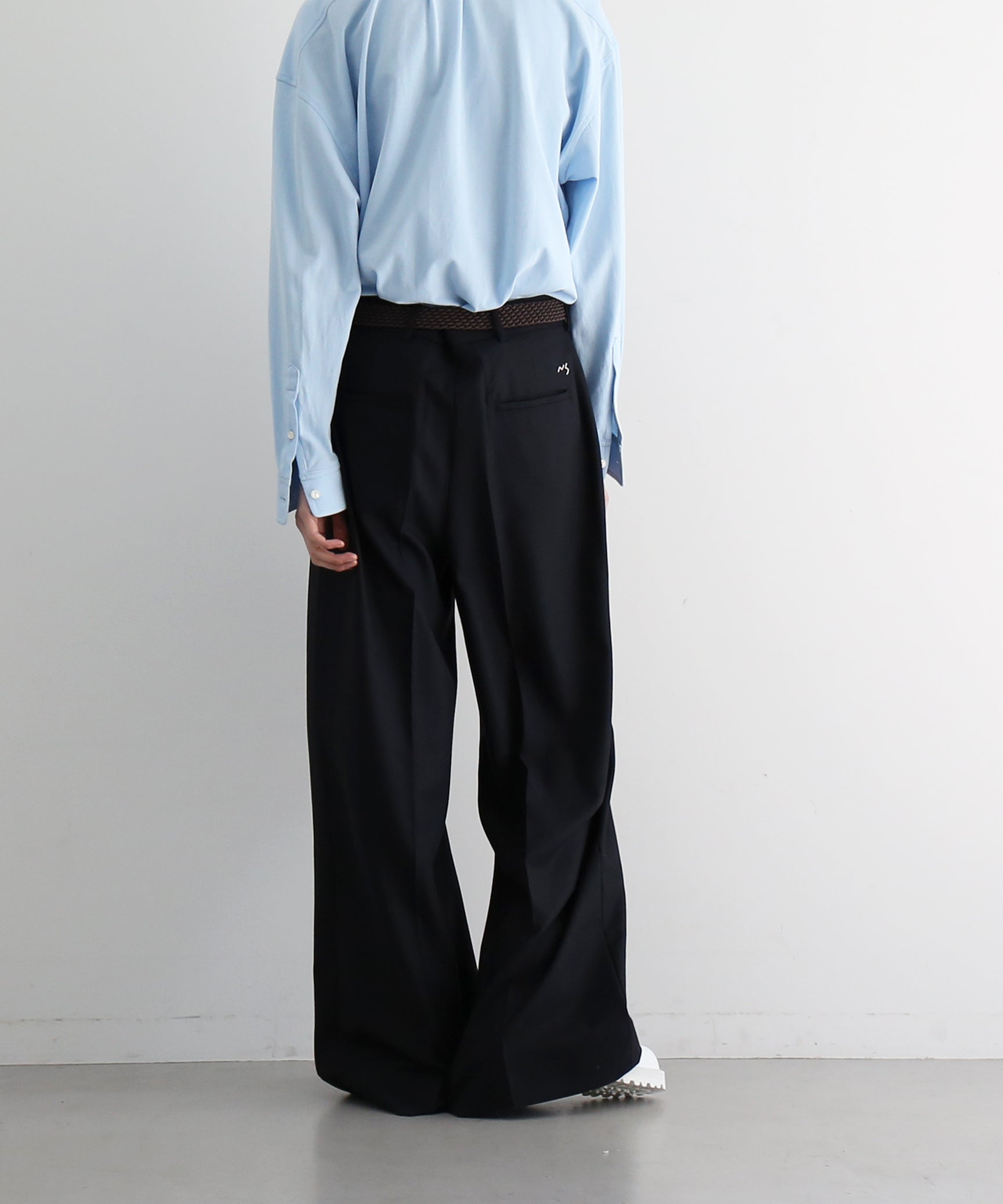 【EXCLUSIVE】NEONSIGN Anatomic straight slacks "NAVY"