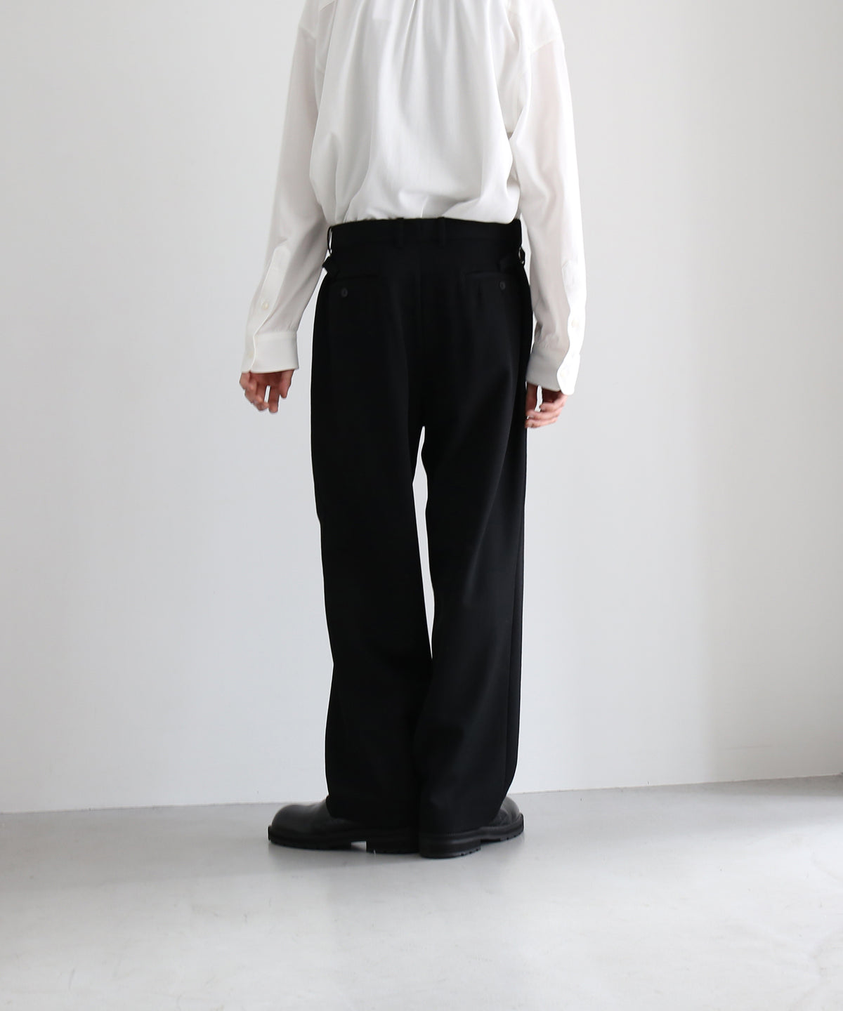 DIGAWEL Side adjuster pants "BLACK"