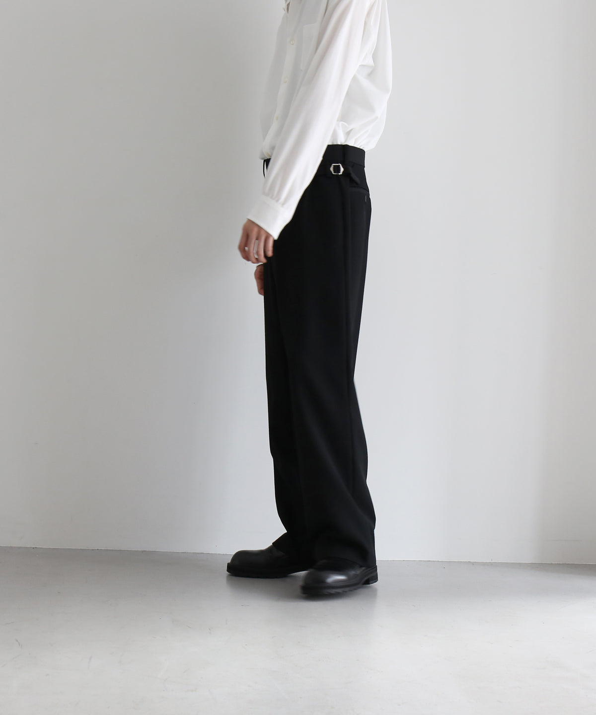 DIGAWEL Side adjuster pants "BLACK"
