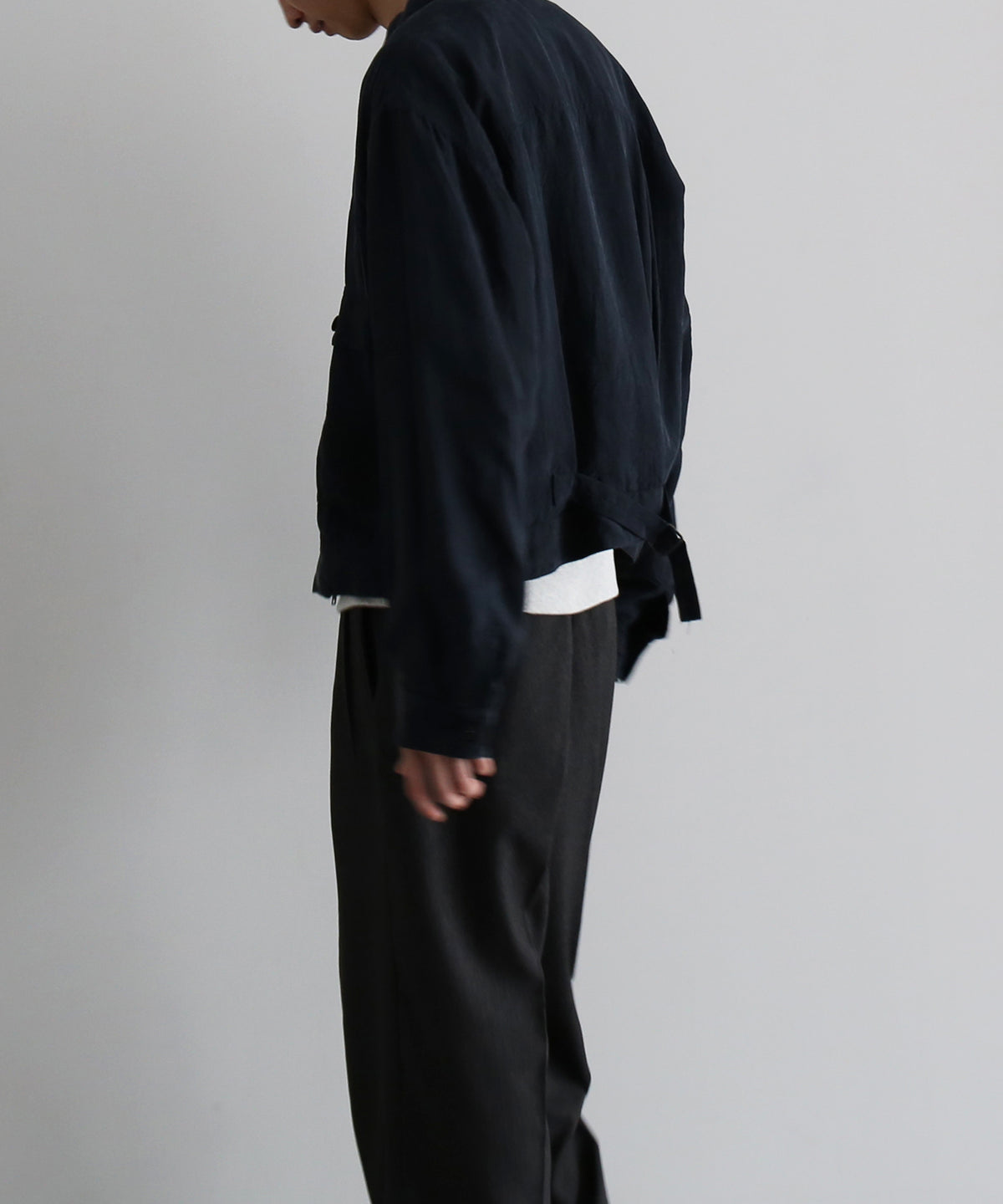 ensou. Two-lane short jacket "D.NAVY"