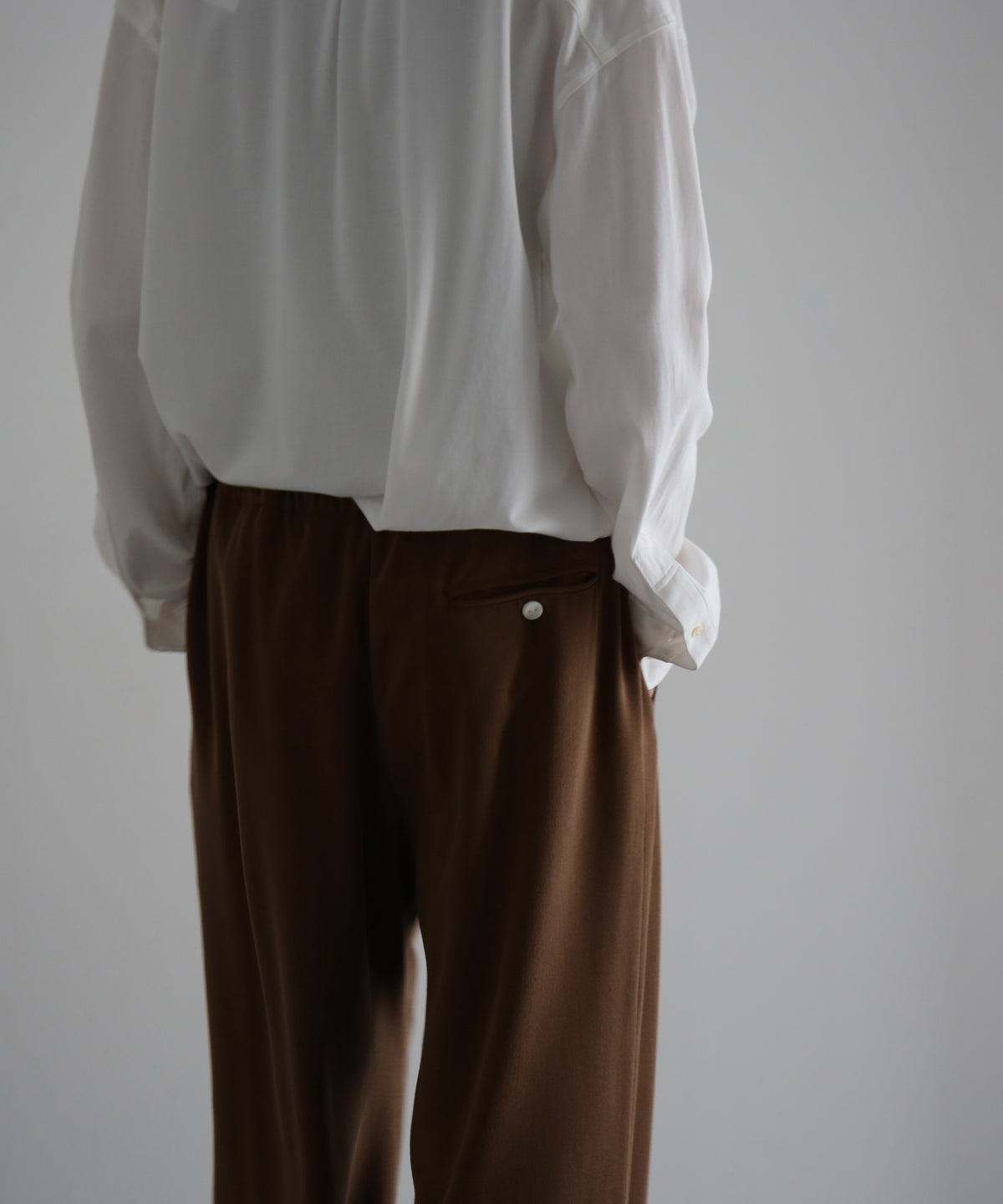 SECOND/LAYER Team pant "BROWN"