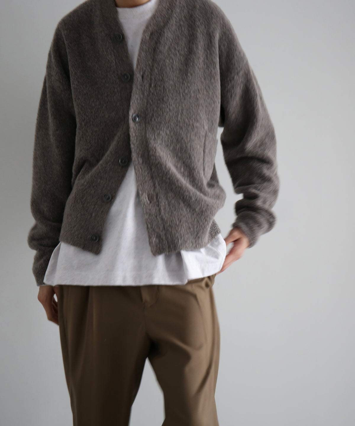 ABELIA EDOWARD GOUCHA Wana cardigan "GREY"