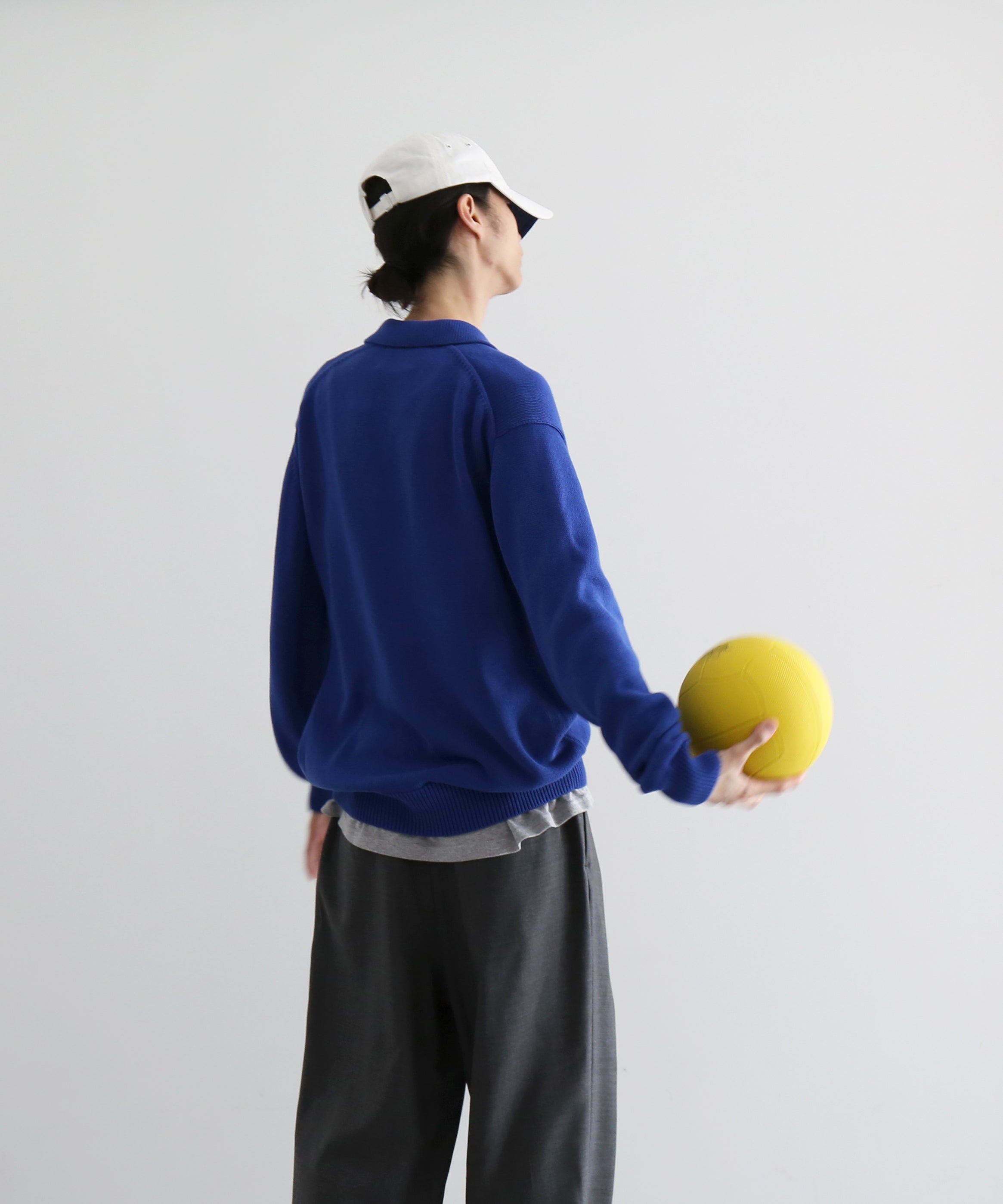 KAIKO Knit polo shirt 2.0 "BLUE"