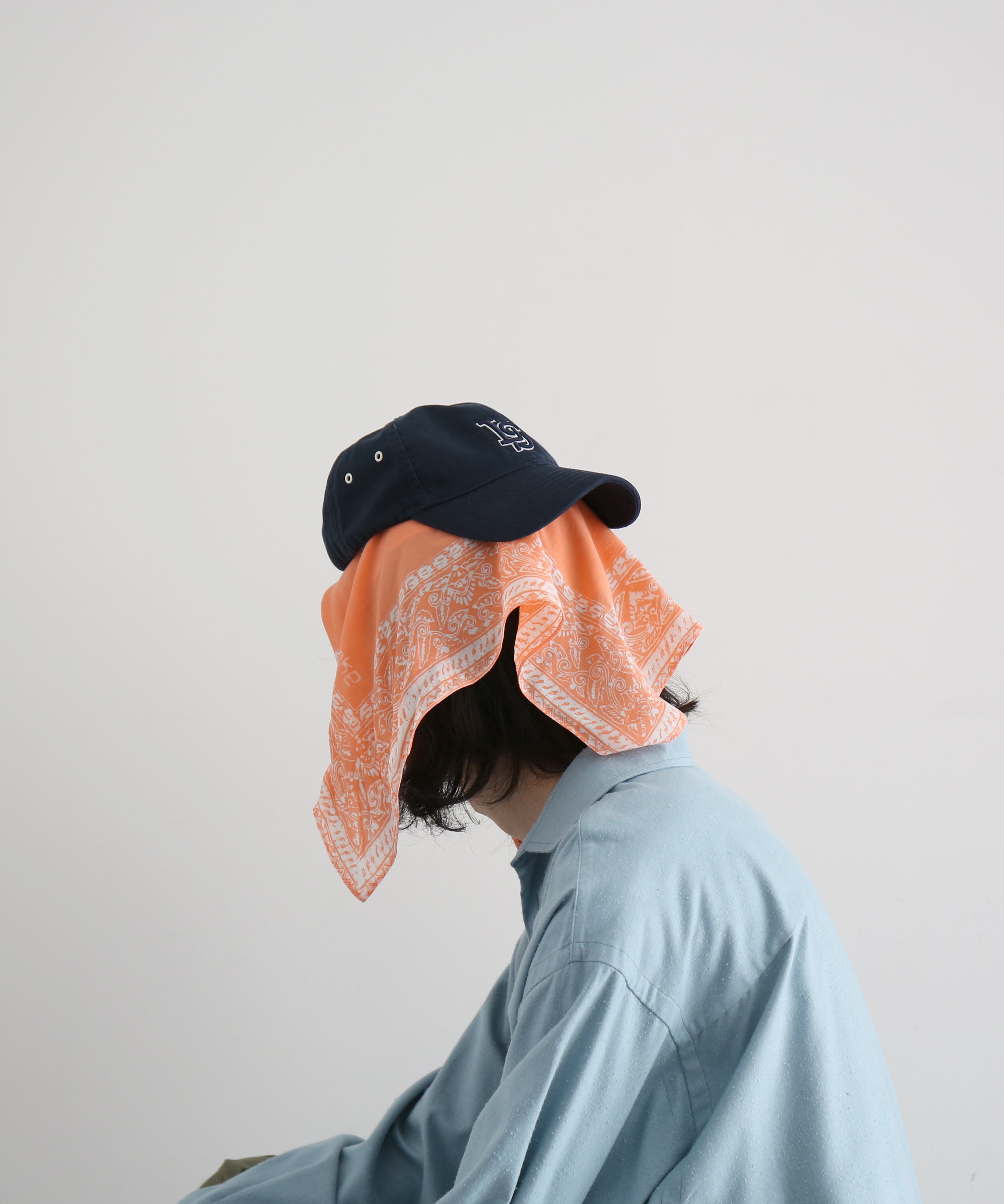 rajabrooke Batik wau handkerchief "SALMON PINK"