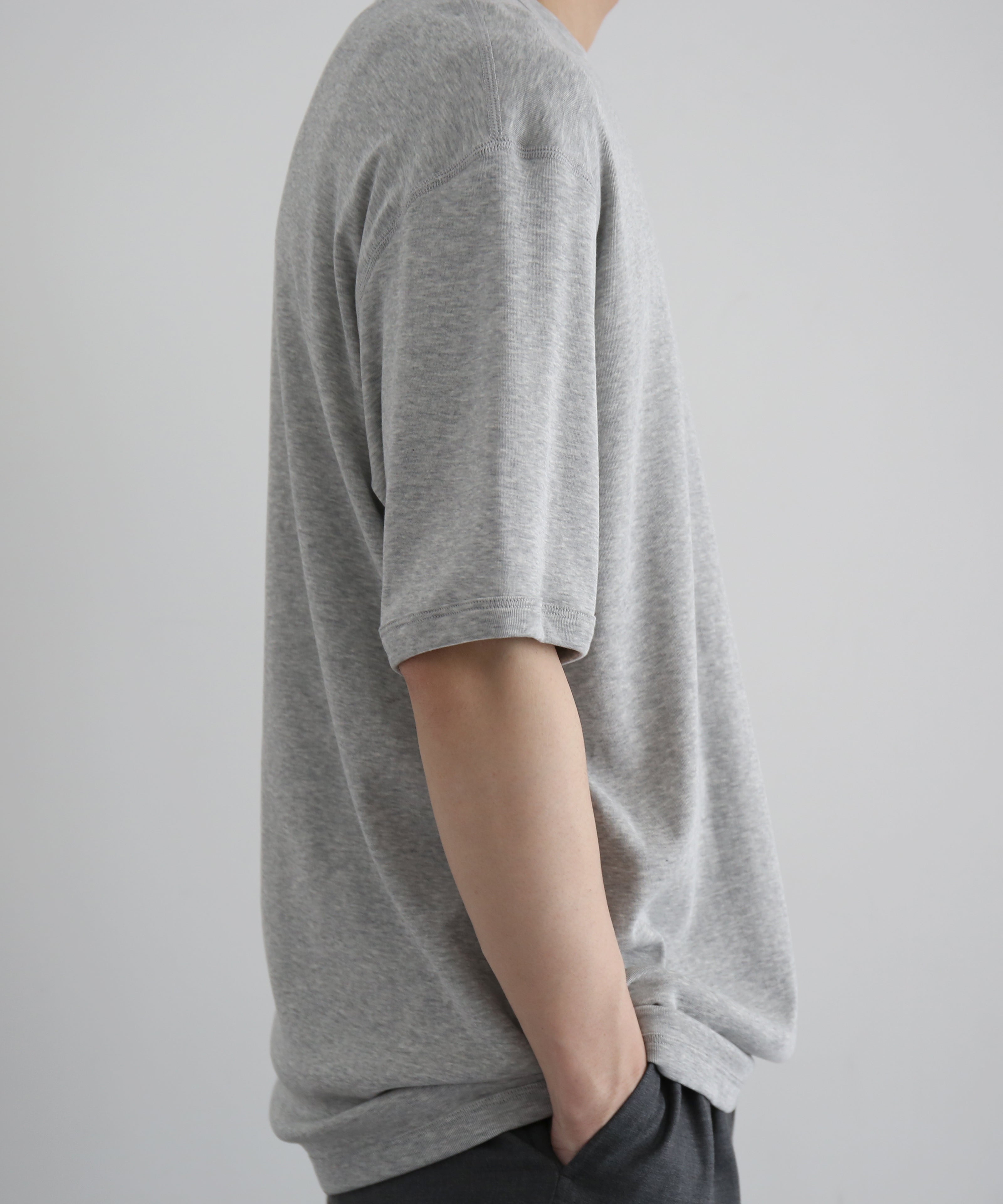 KAIKO Double t-shirts "TOP GRAY"