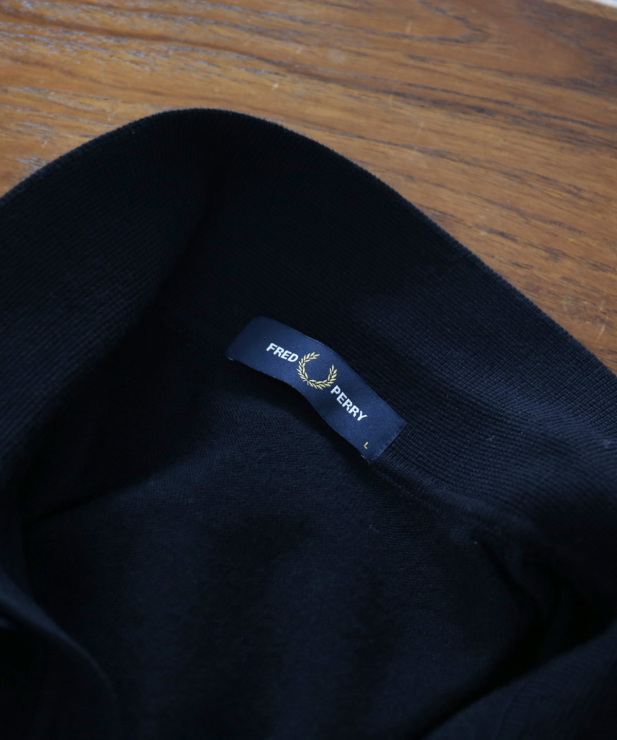 FRED PERRY Classic knitted shirt ls “RICH BROWN”