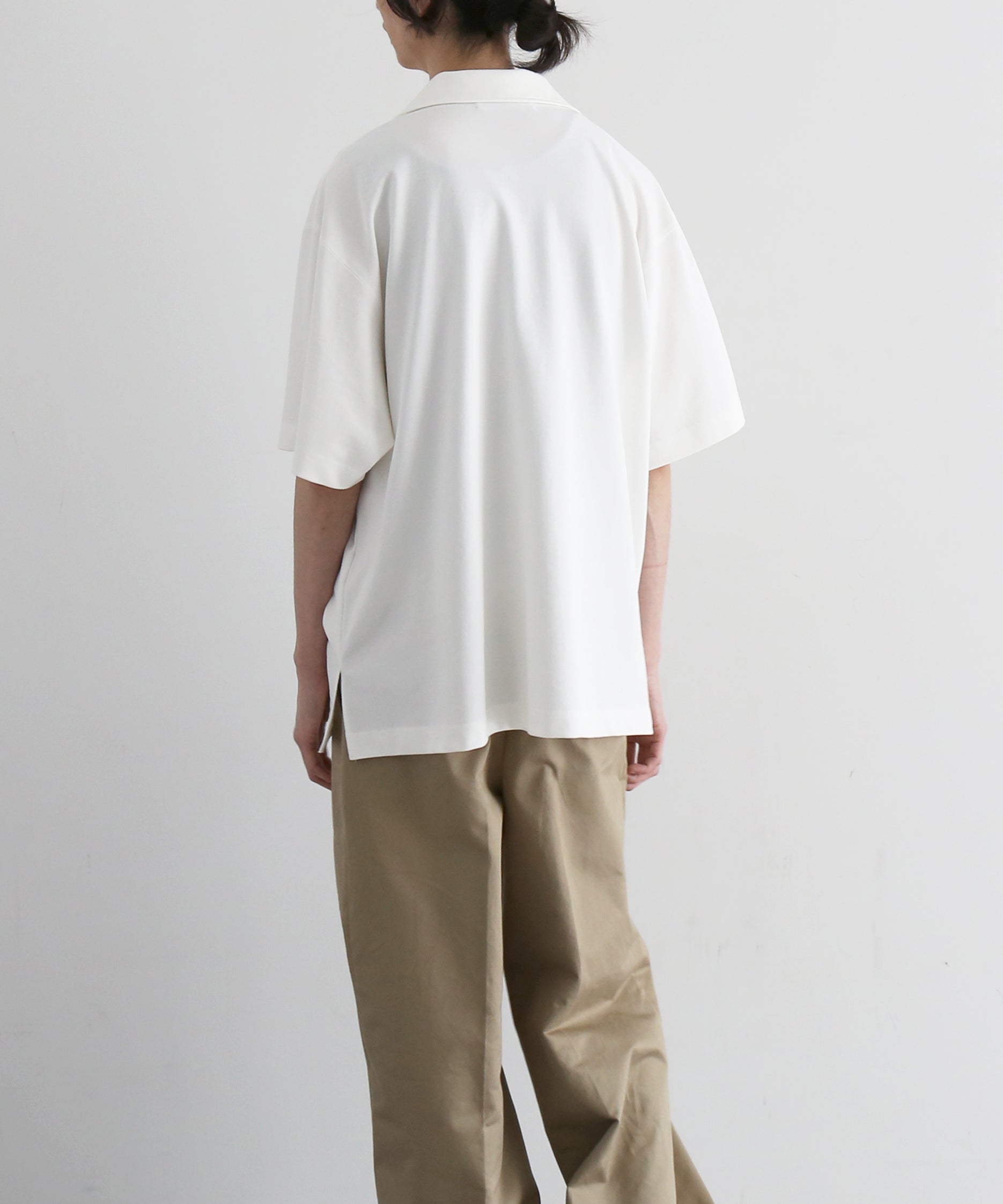 NEONSIGN Unfinished polo "hcs" "OFF WHITE"