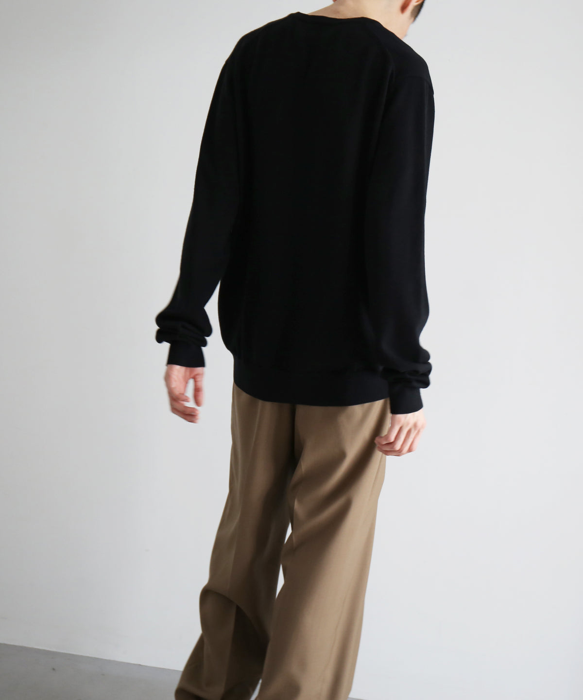 FRED PERRY Classic v neck jumper "BLACK"