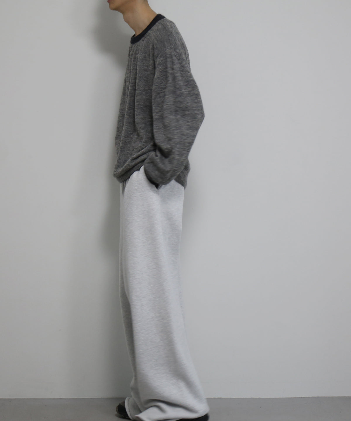 crepuscule W/g mohair reversible p/o "BLACK/GRAY"