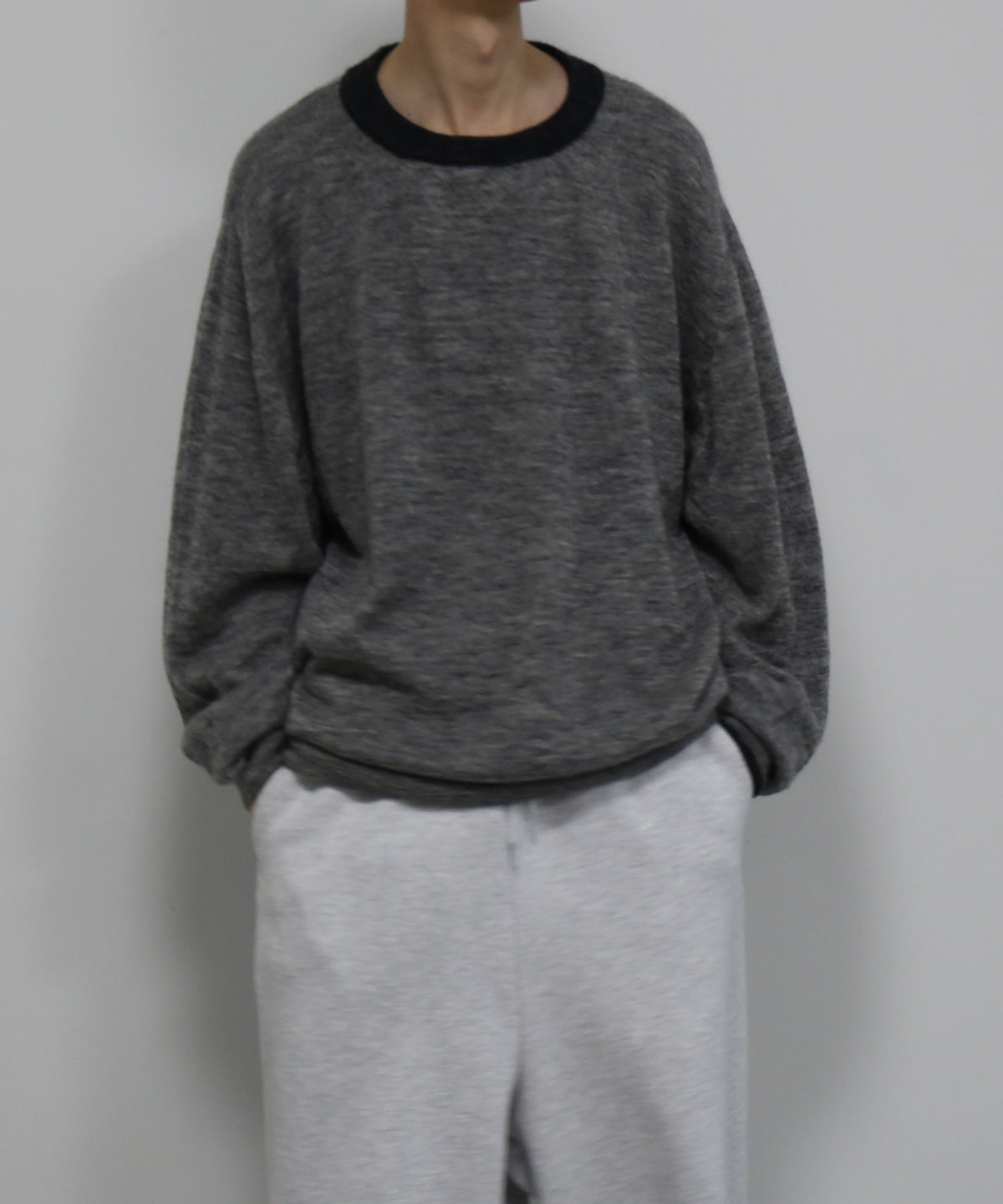 crepuscule W/g mohair reversible p/o "GRAY/L.GRAY"