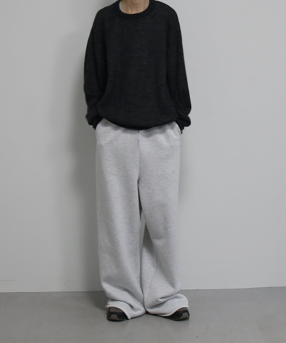 crepuscule W/g mohair reversible p/o "BLACK/GRAY"