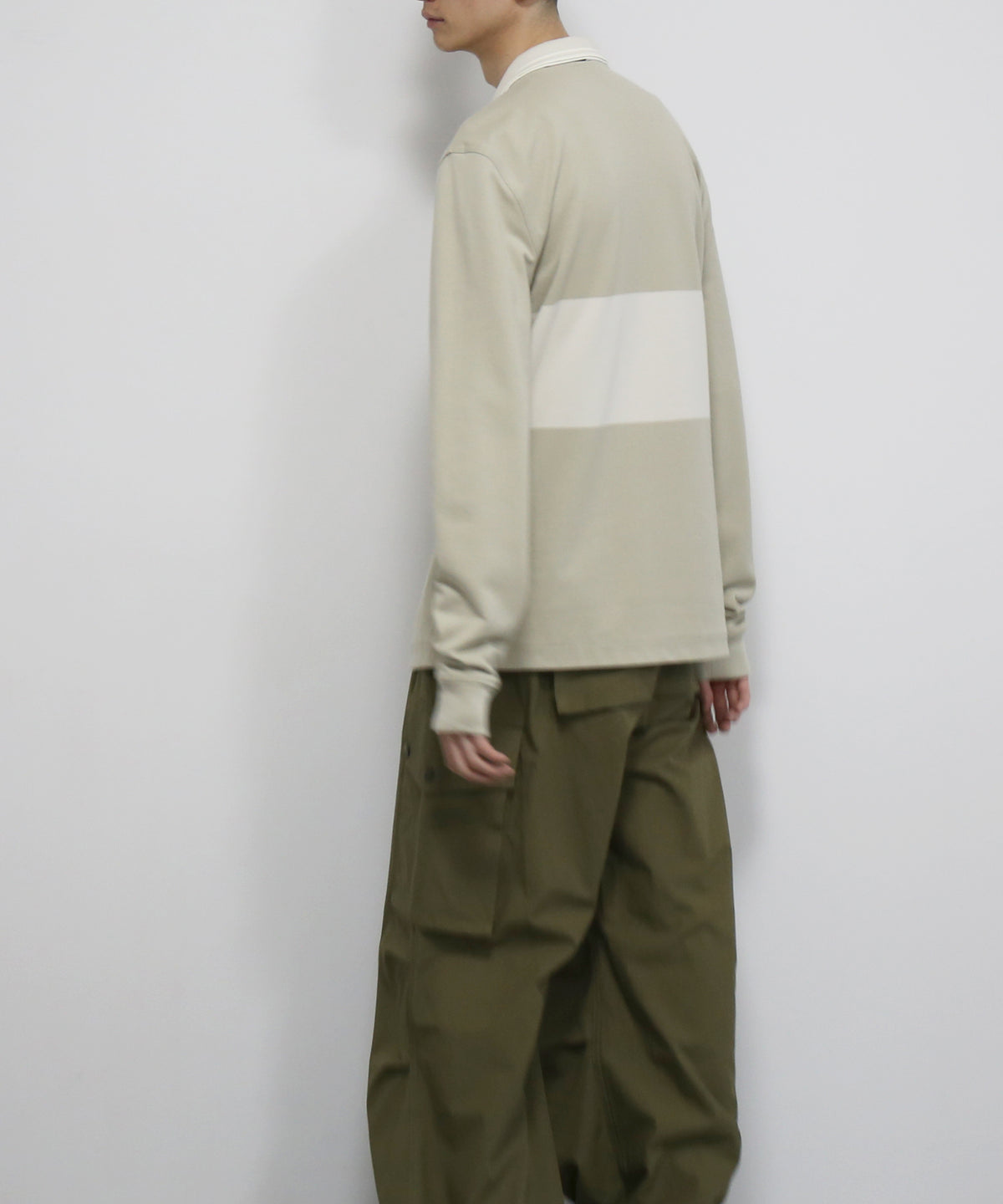 FRED PERRY Craig green reversible ls polo shirt "CRAIG CHALK"
