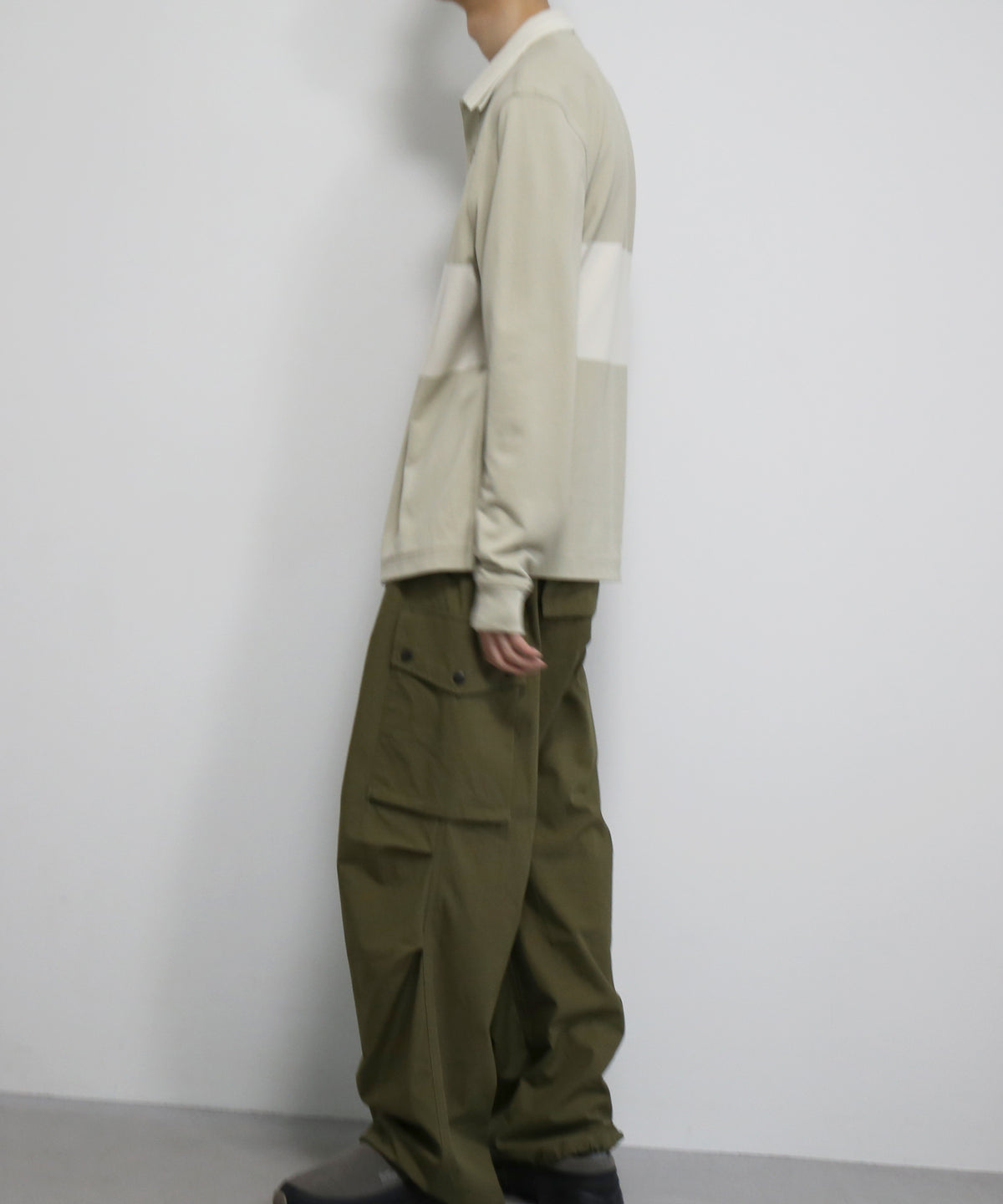 FRED PERRY Craig green reversible ls polo shirt "CRAIG CHALK"