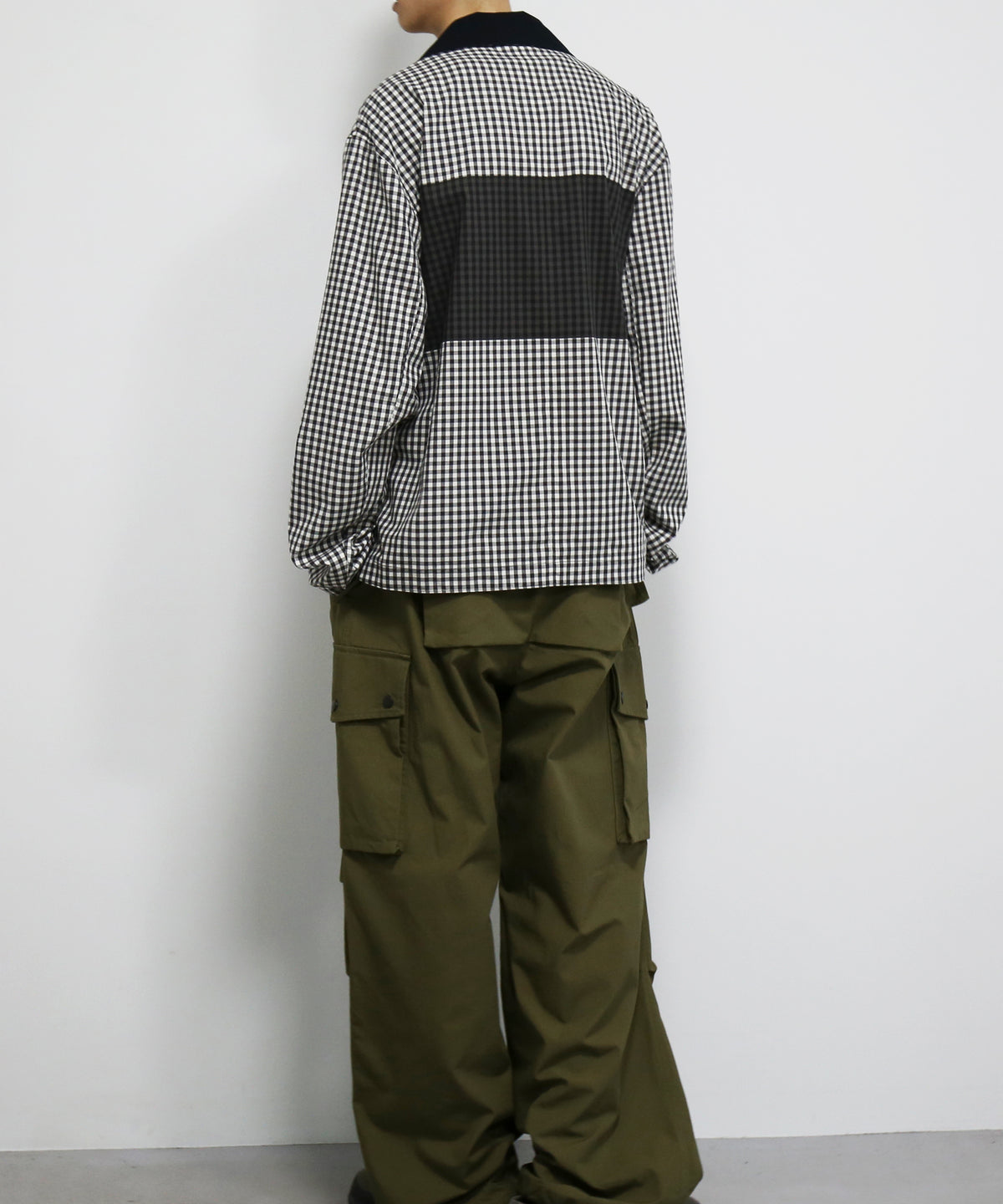 FRED PERRY Craig green reversible overshirt "ANCHOR GREY"