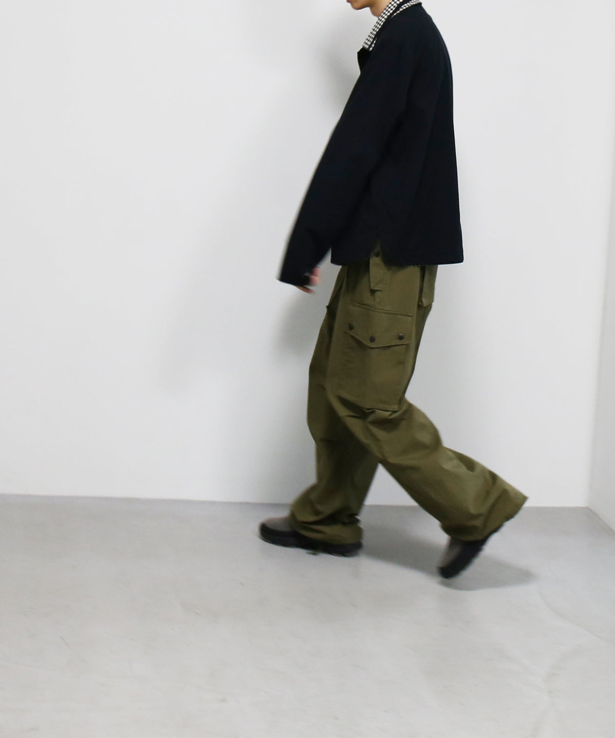 FRED PERRY Craig green reversible overshirt "ANCHOR GREY"
