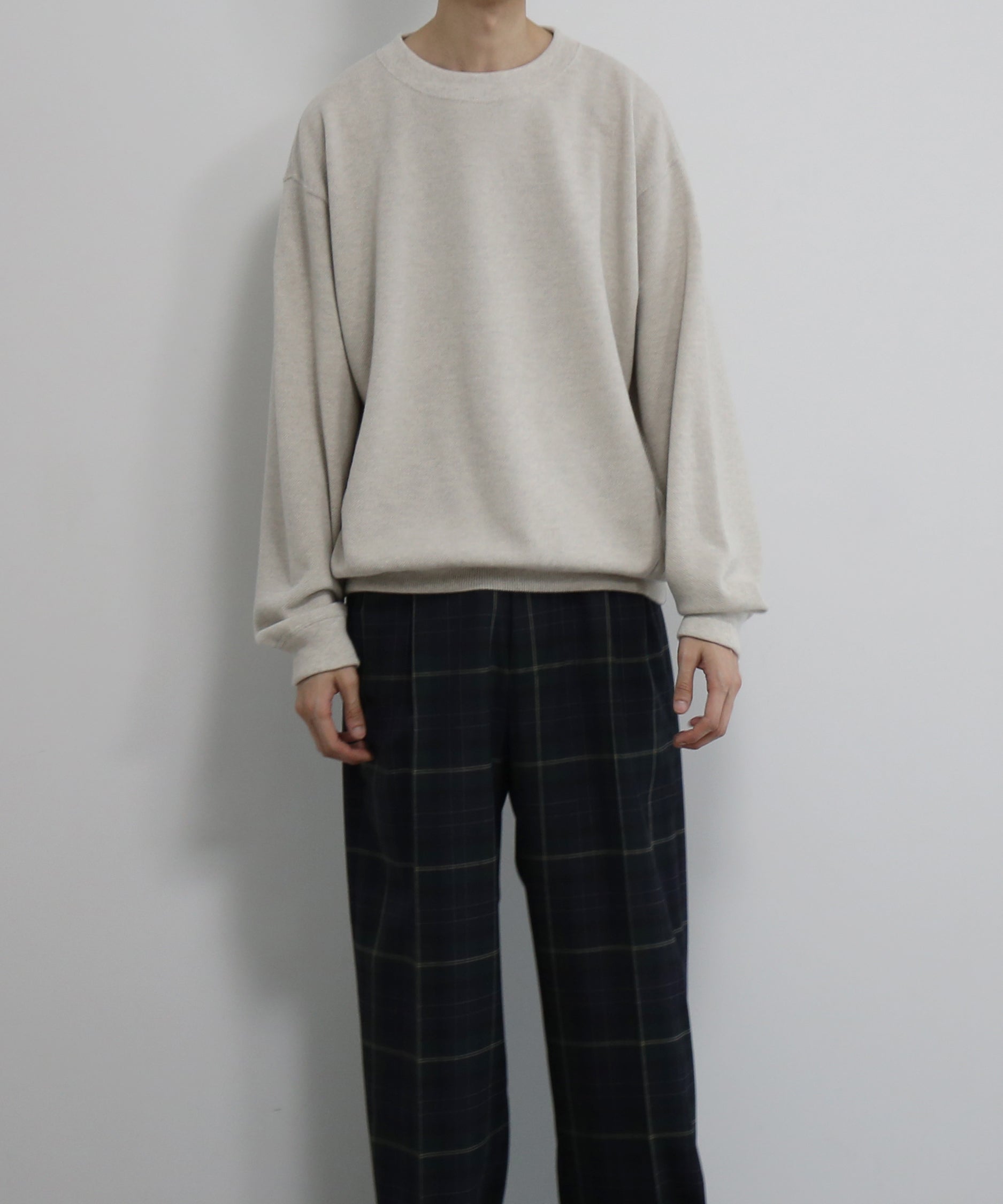 crepuscule【クレプスキュール】 Co/wo moss stitch p/o 