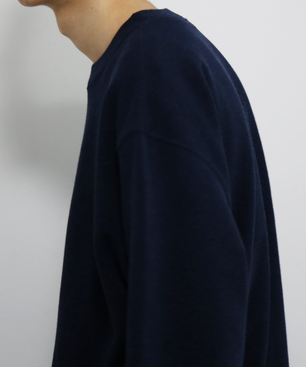 crepuscule Co/wo moss stitch p/o "NAVY"