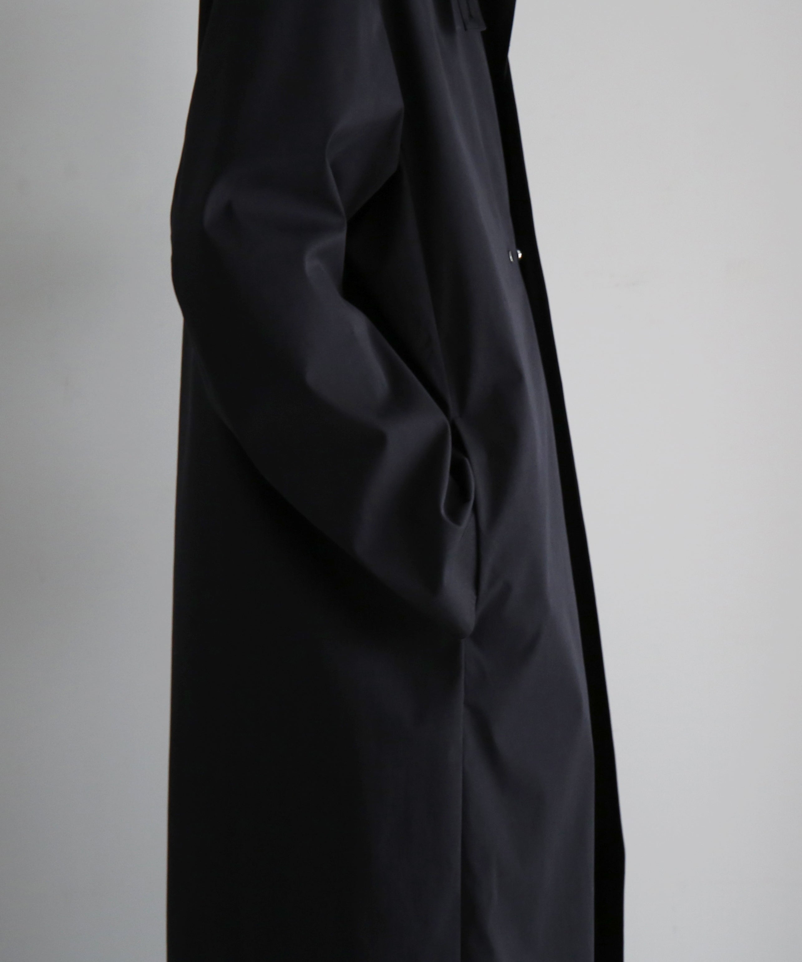 POST ARCHIVE FACTION(PAF) Rain coat "BLACK"