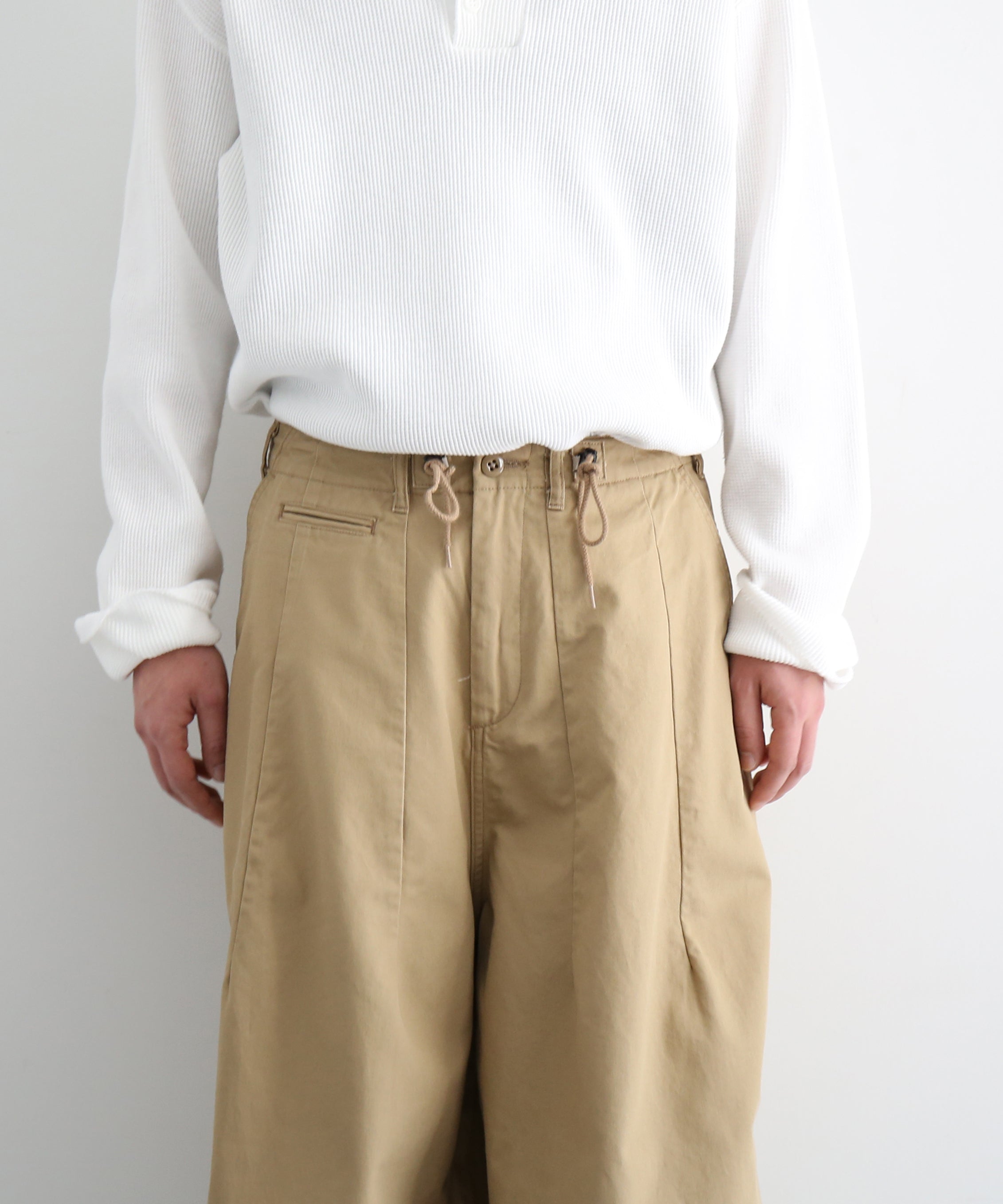 NEEDLES H.d. pant - military "A-KHAKI A"