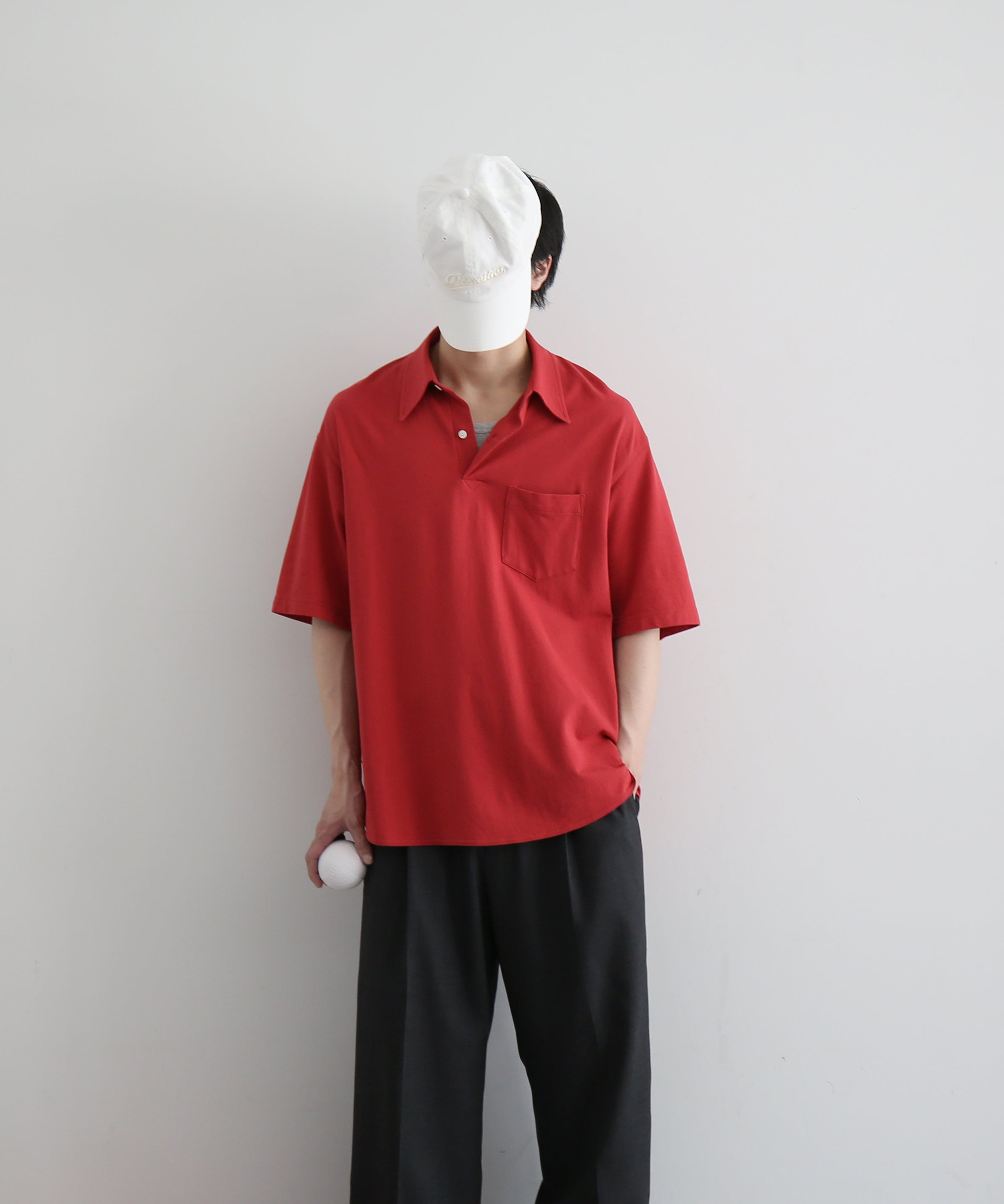 KAIKO Tomorrow ss polo shirt "D.BLUE"