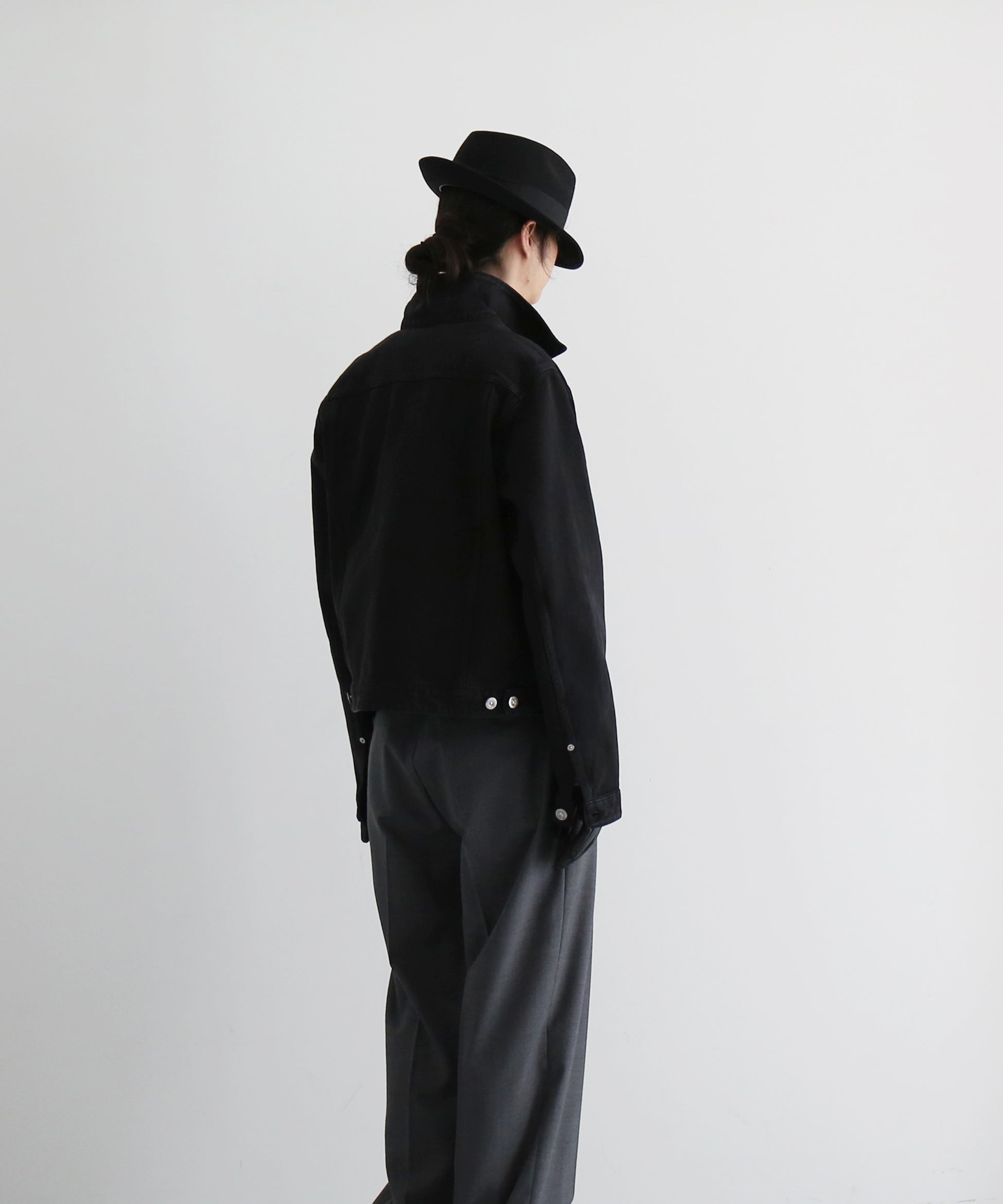 OUR LEGACY Origin jacket “OVERDYED HIGHWAY BLACK”