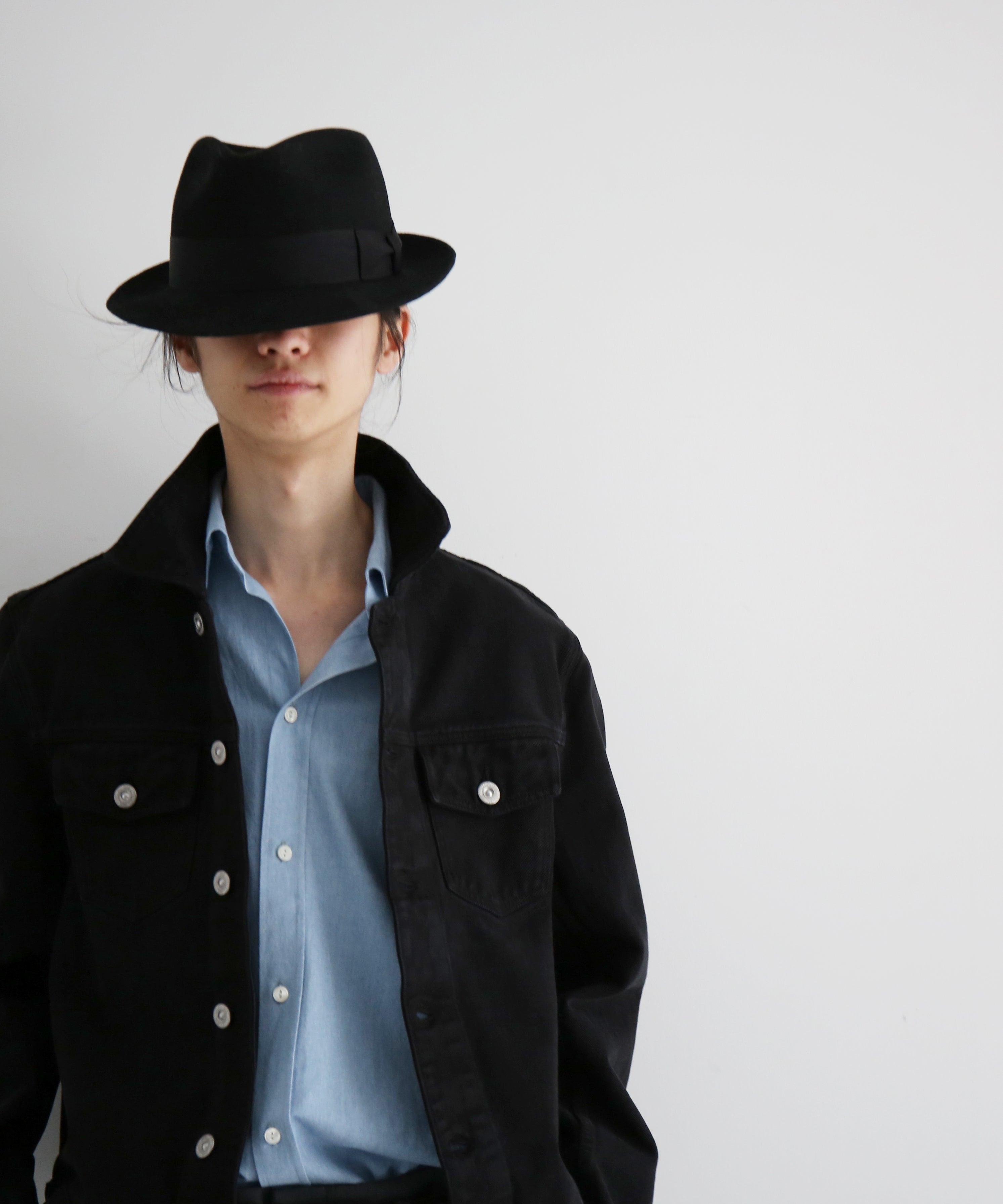 OUR LEGACY Origin jacket “OVERDYED HIGHWAY BLACK”