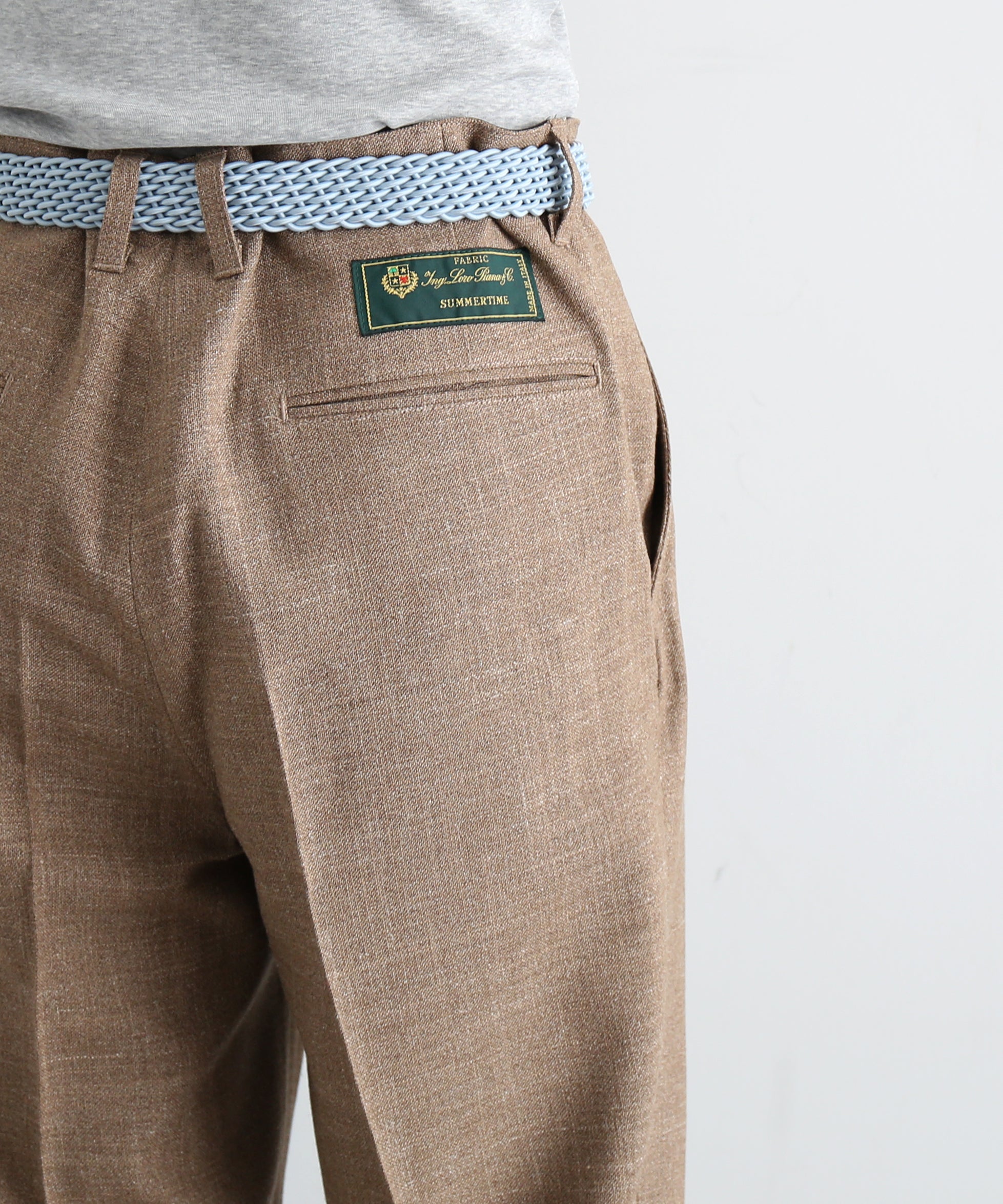 UNUSED Uw1189 Loro piana slacks “BEIGE"