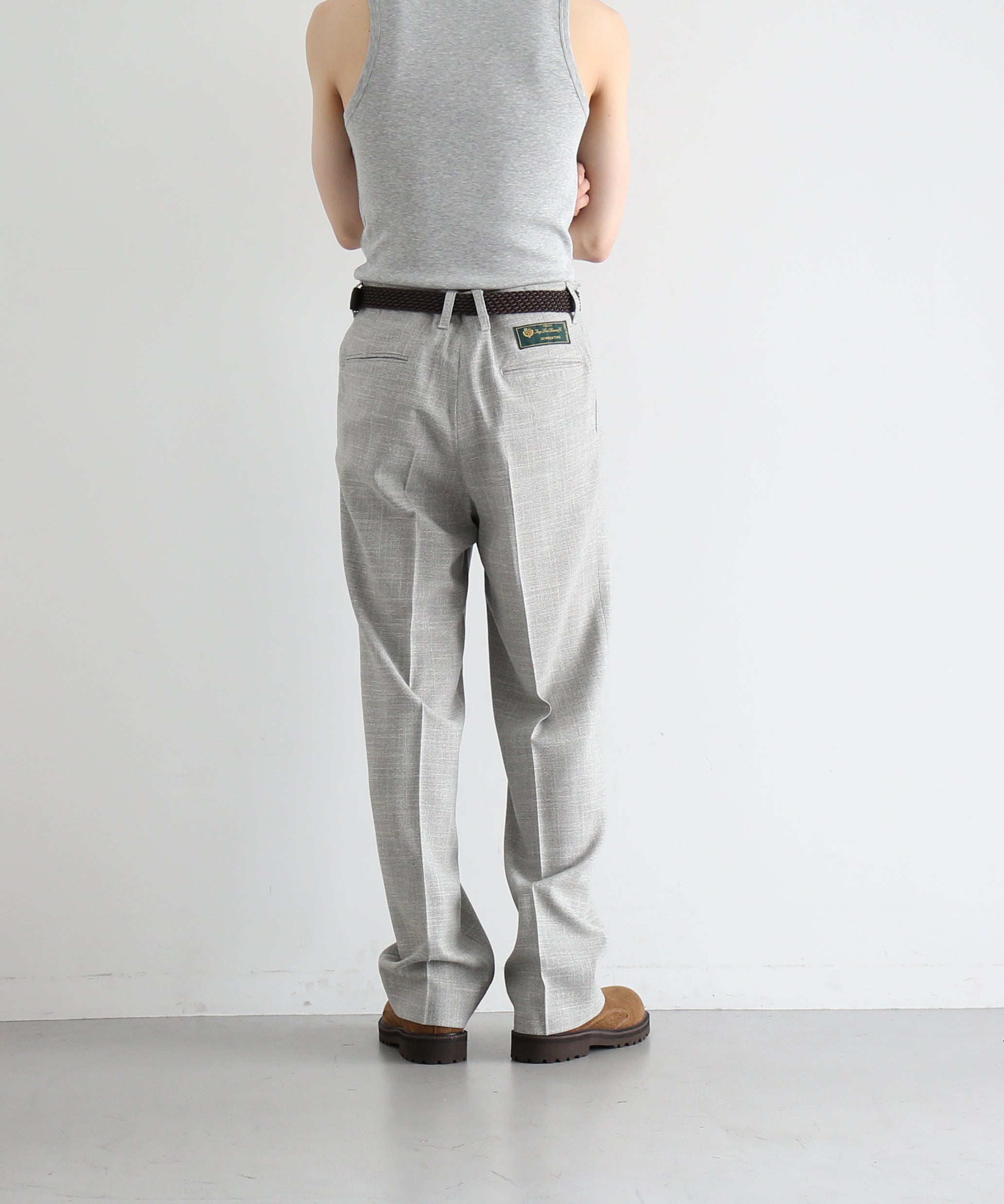 UNUSED Uw1189 Loro piana slacks “GRAY”